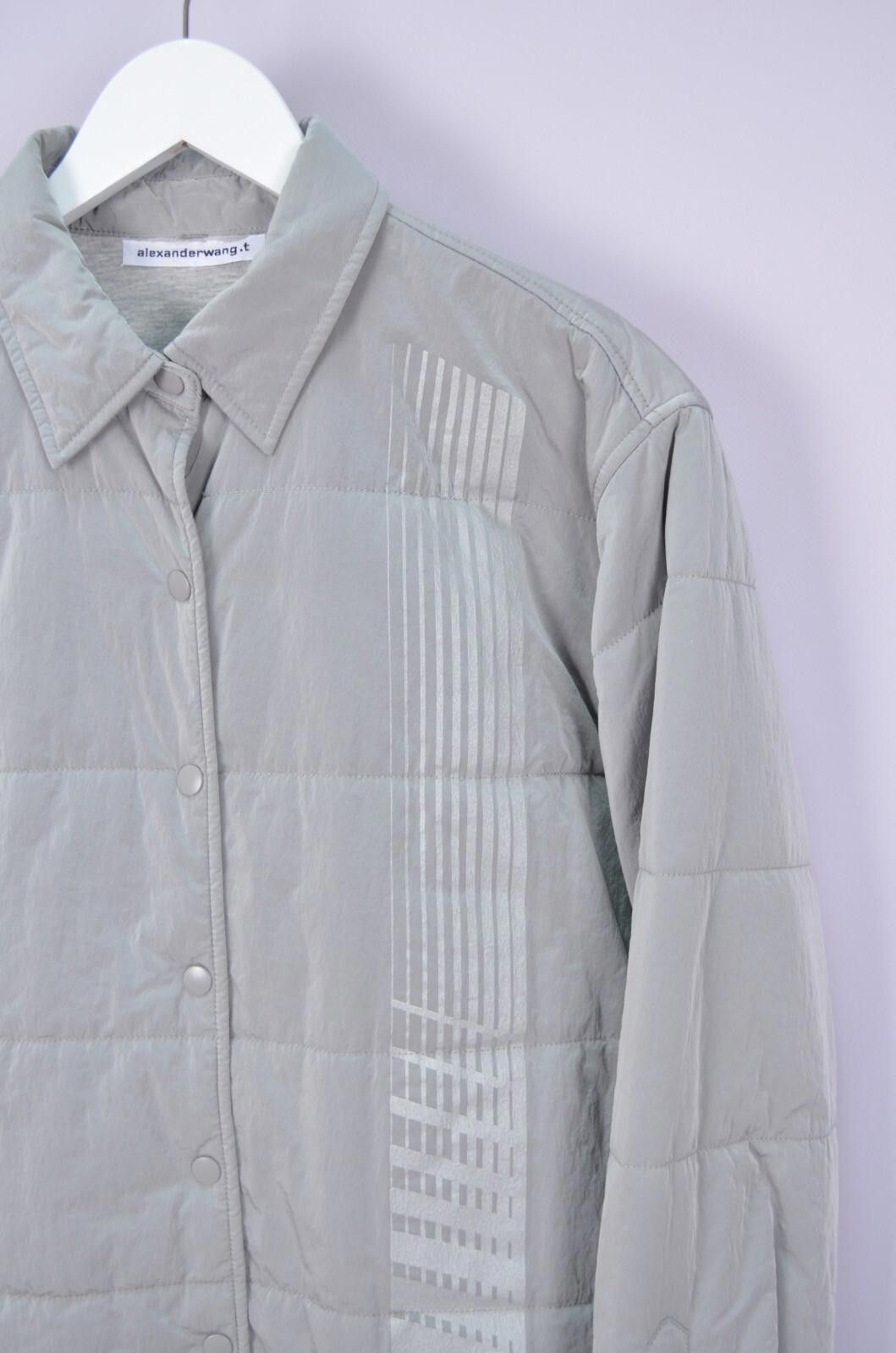 Alexander Wang T By Alexander Wang Reflective Puffer Womens Jacket Size 2/M Size M / US 6-8 / IT 42-44 - 5 Thumbnail
