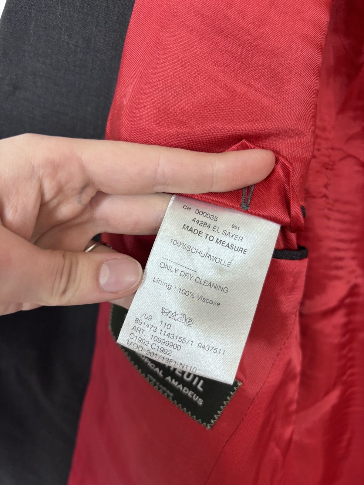 Other Dormeuil Tropical Amadeus AlFerano Men’s Wool Blazer Jacket Size 40R - 18 Thumbnail