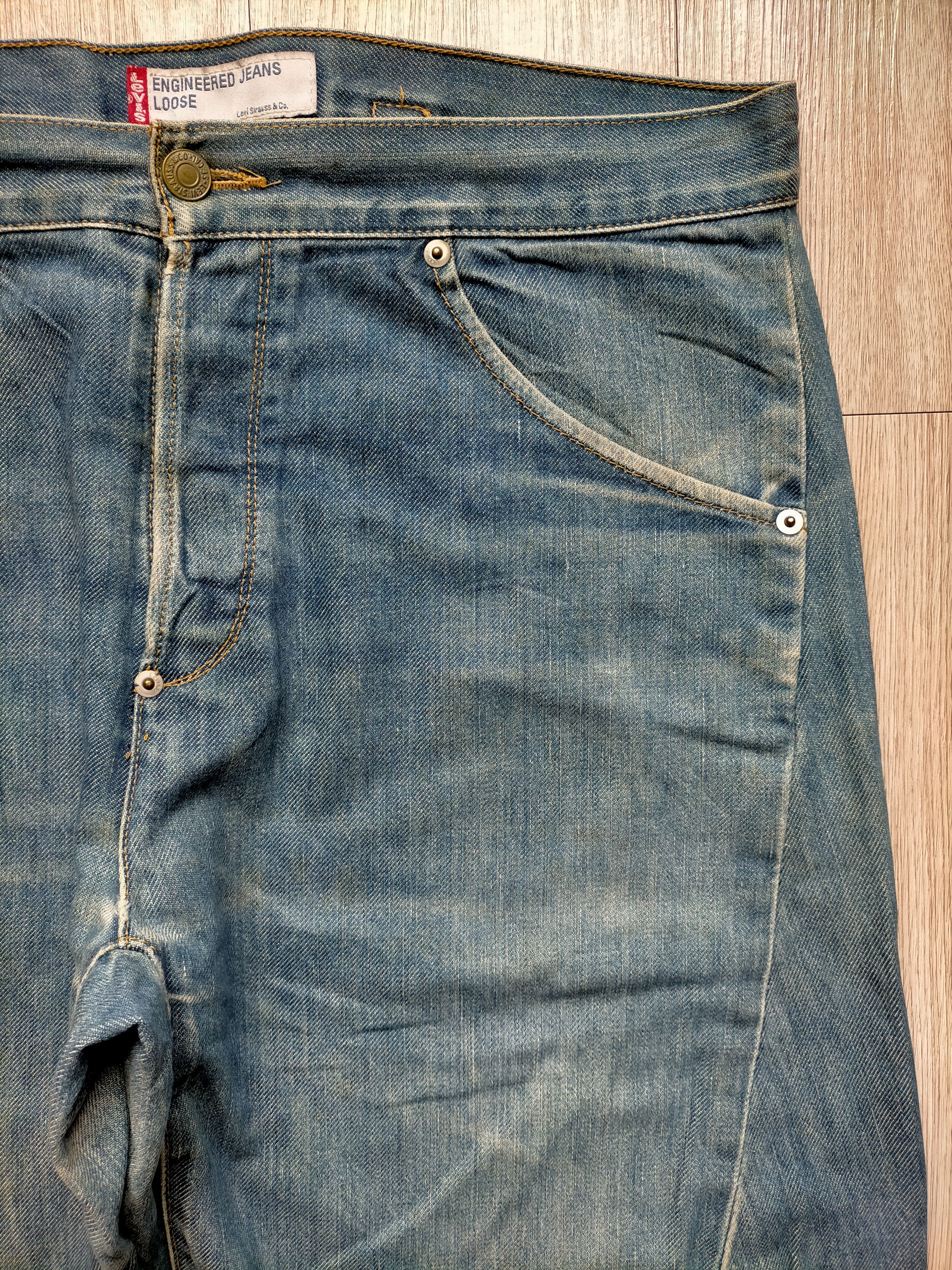 Levi's Vintage Levis Engineering Loose Single pocket jeans Size US 34 / EU 50 - 9 Thumbnail
