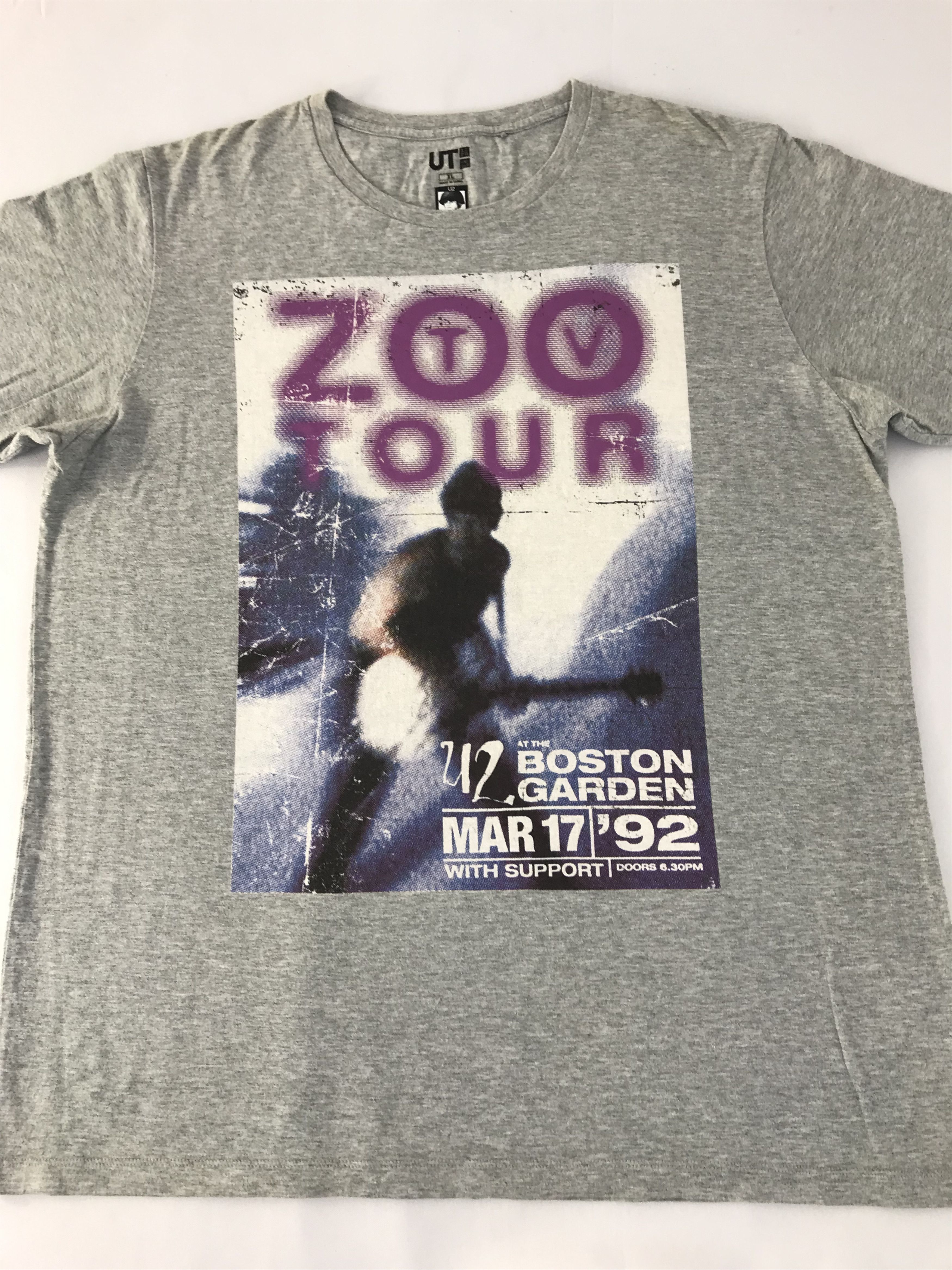 Band Tees U2 Zoo Tour ‘92 Boston Garden Poster Logo Tee Size US L / EU 52-54 / 3 - 3 Thumbnail