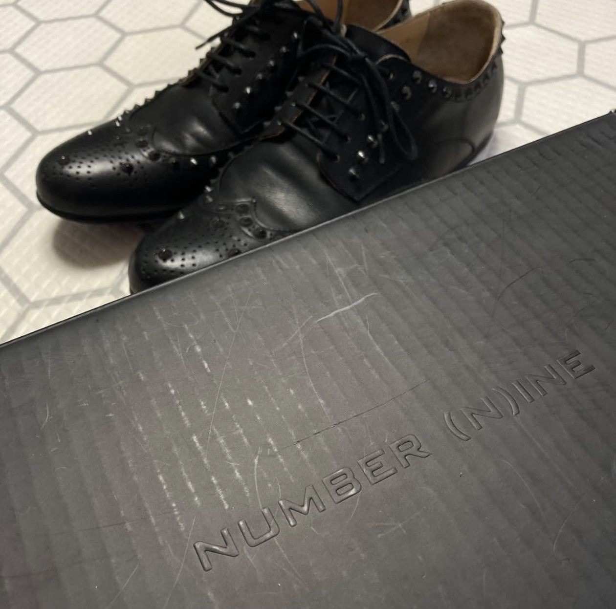Number (N)ine Number (n)ine 13fw studded loafer Size US 8.5 / EU 41-42 - 8 Thumbnail