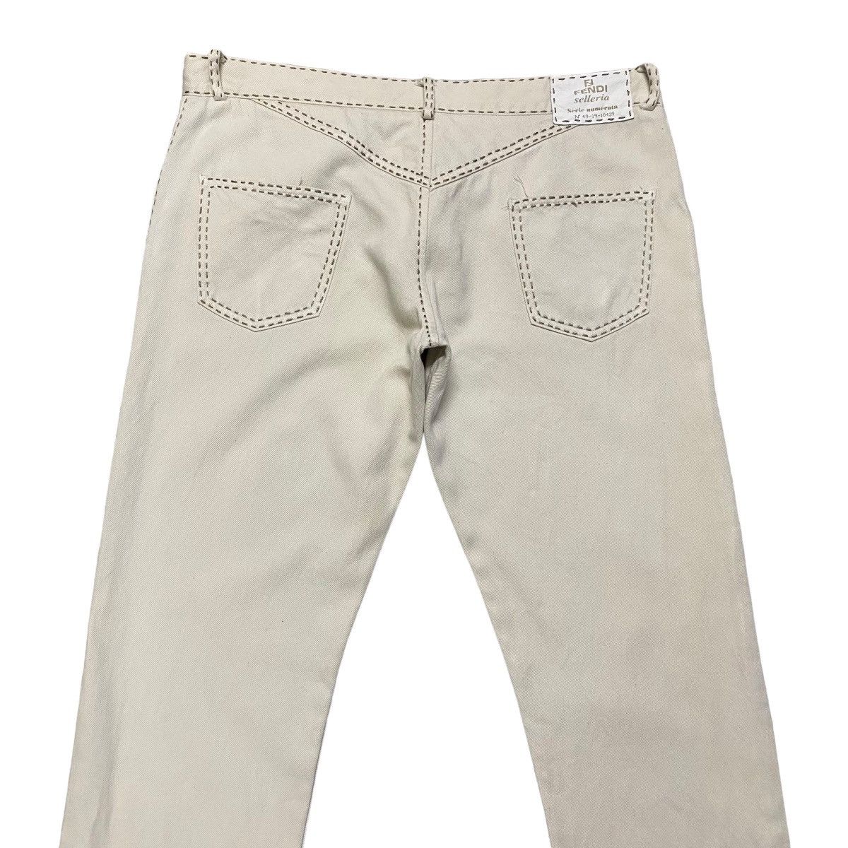 Fendi Fendi Selleria Creamy Jeans Handstitch Size 30" / US 8 / IT 44 - 9 Thumbnail