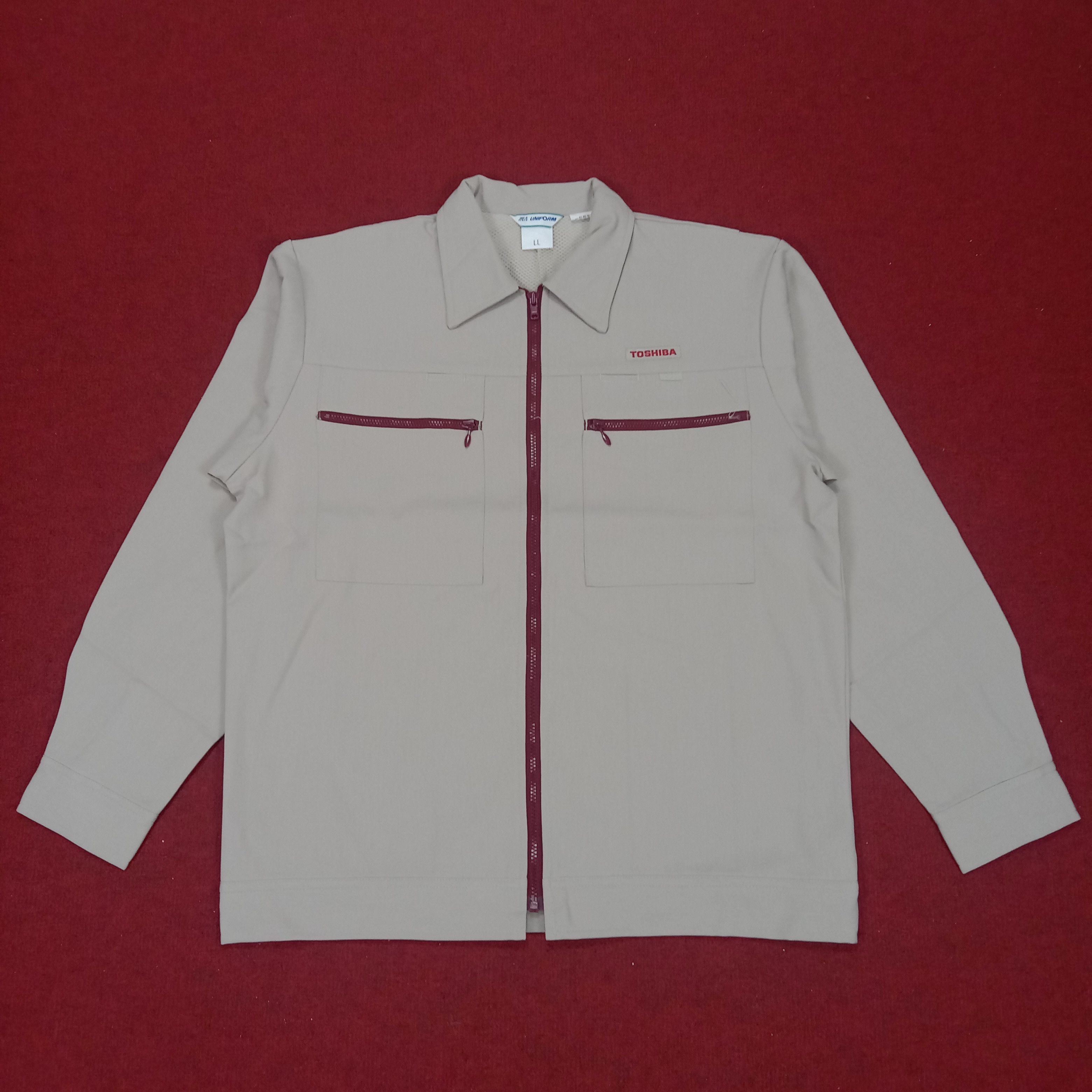 Japanese Brand × Vintage Toshiba Japanese Brand Workwear Uniform Jacket Size US M / EU 48-50 / 2 - 1 Thumbnail