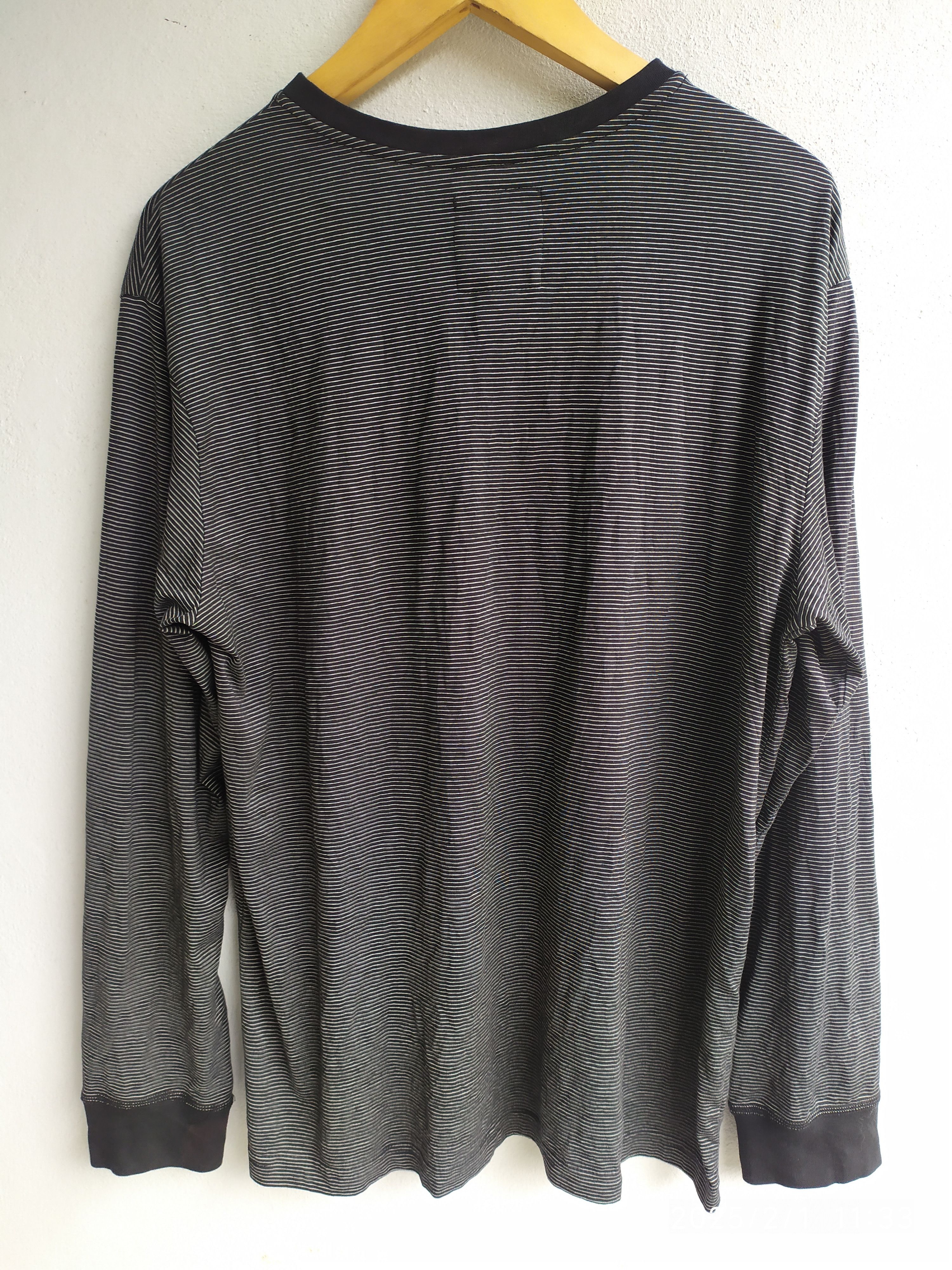 Essentials × Japanese Brand Essentials stripe Double Layer Longsleeve Shirt Size US M / EU 48-50 / 2 - 2 Thumbnail