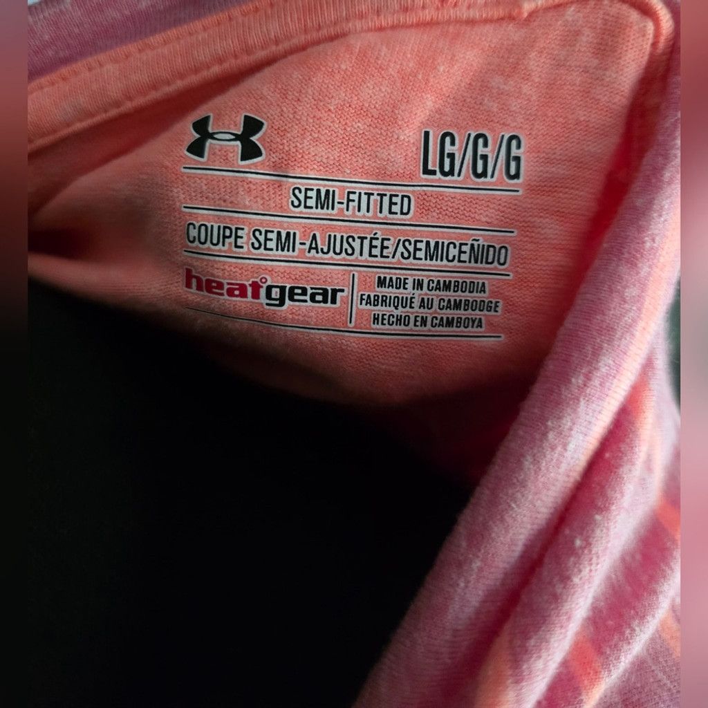 Under Armour Under Armour Orange and Pink Zip-Up Hoodie Size L / US 10 / IT 46 - 7 Thumbnail