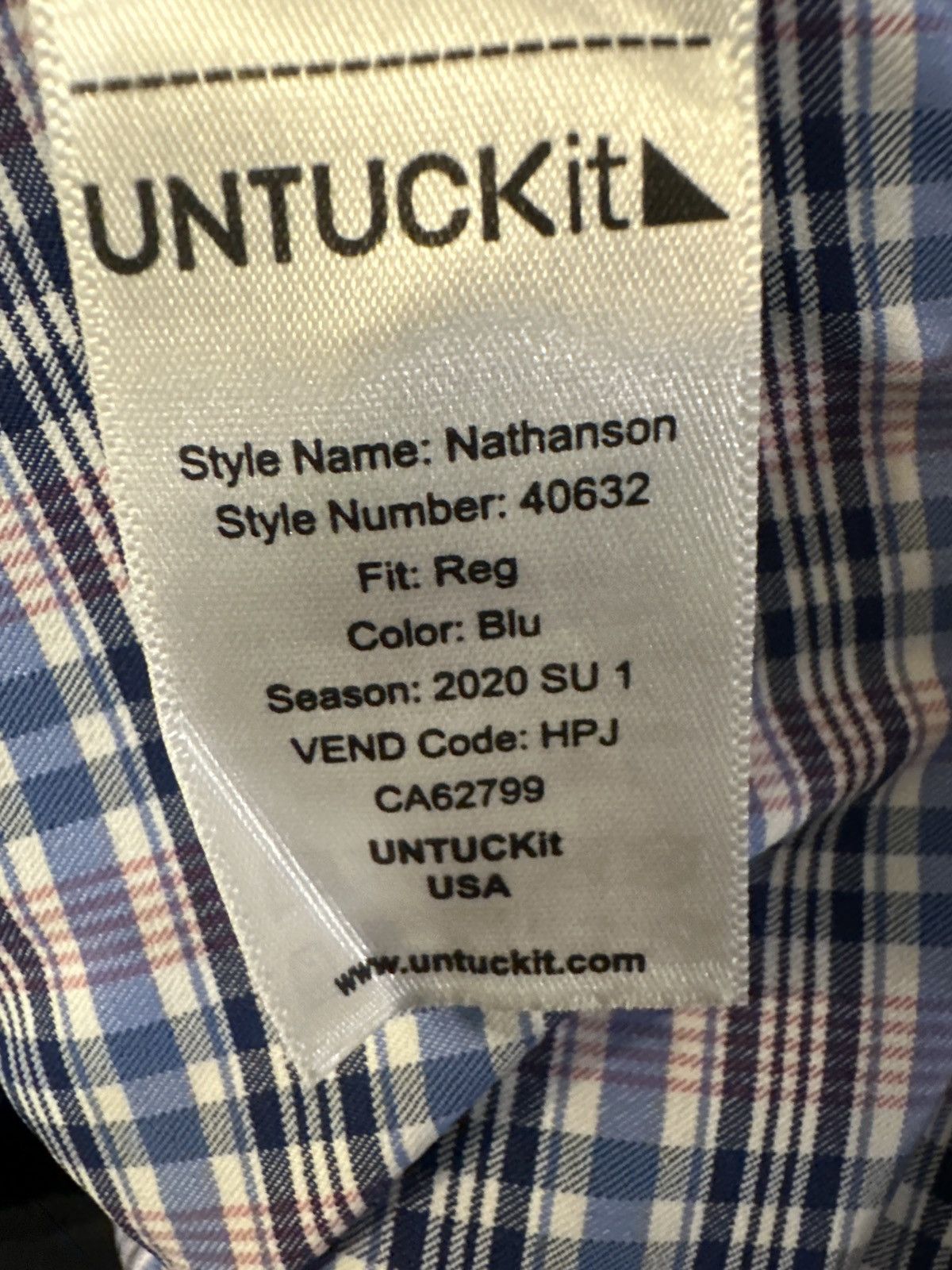 UNTUCKit UNTUCKit Long Sleeve Button Down Shirt Size US L / EU 52-54 / 3 - 7 Thumbnail