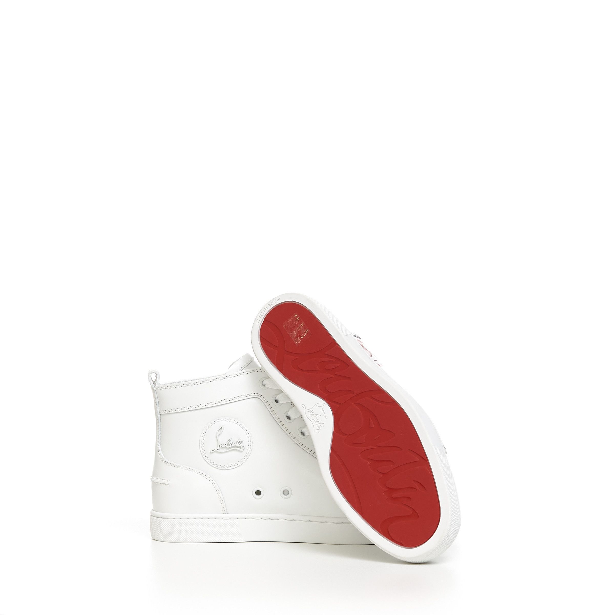 Christian Louboutin Hightop Sneakers Loupin With PinUp Print Size US 5 / IT 35 - 9 Thumbnail