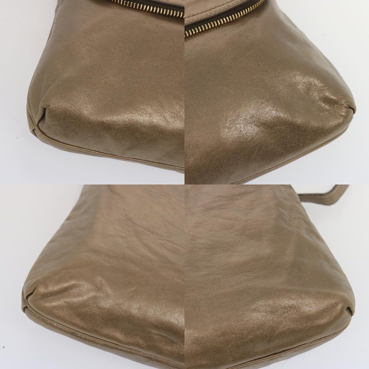Fendi FENDI Shoulder Bag Leather Bronze Size ONE SIZE - 10 Thumbnail