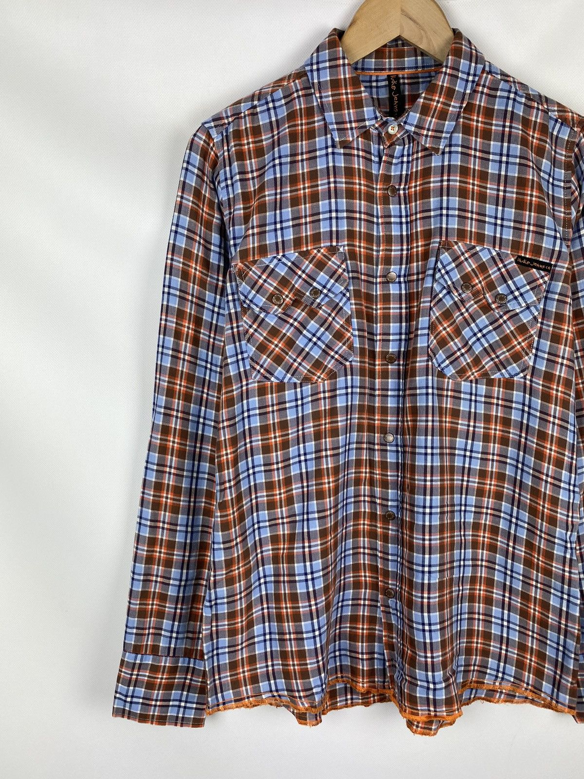 Nudie Jeans Nudie Jeans Co men’s long sleeve plaid button up shirt Size US M / EU 48-50 / 2 - 2 Thumbnail