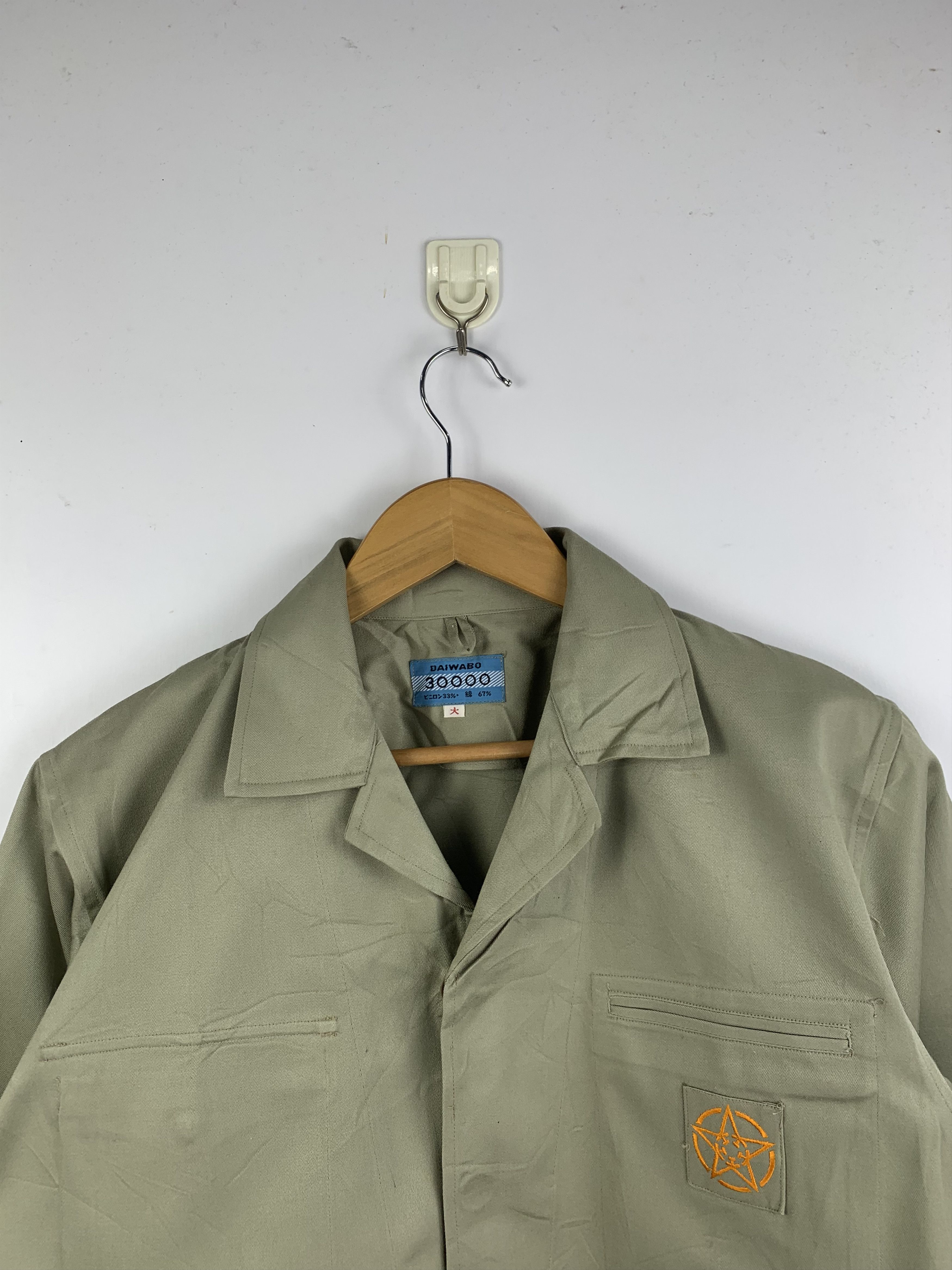 Japanese Brand Vintage Japanese Brand Worker Denim Jacket J1619 Size US M / EU 48-50 / 2 - 2 Thumbnail
