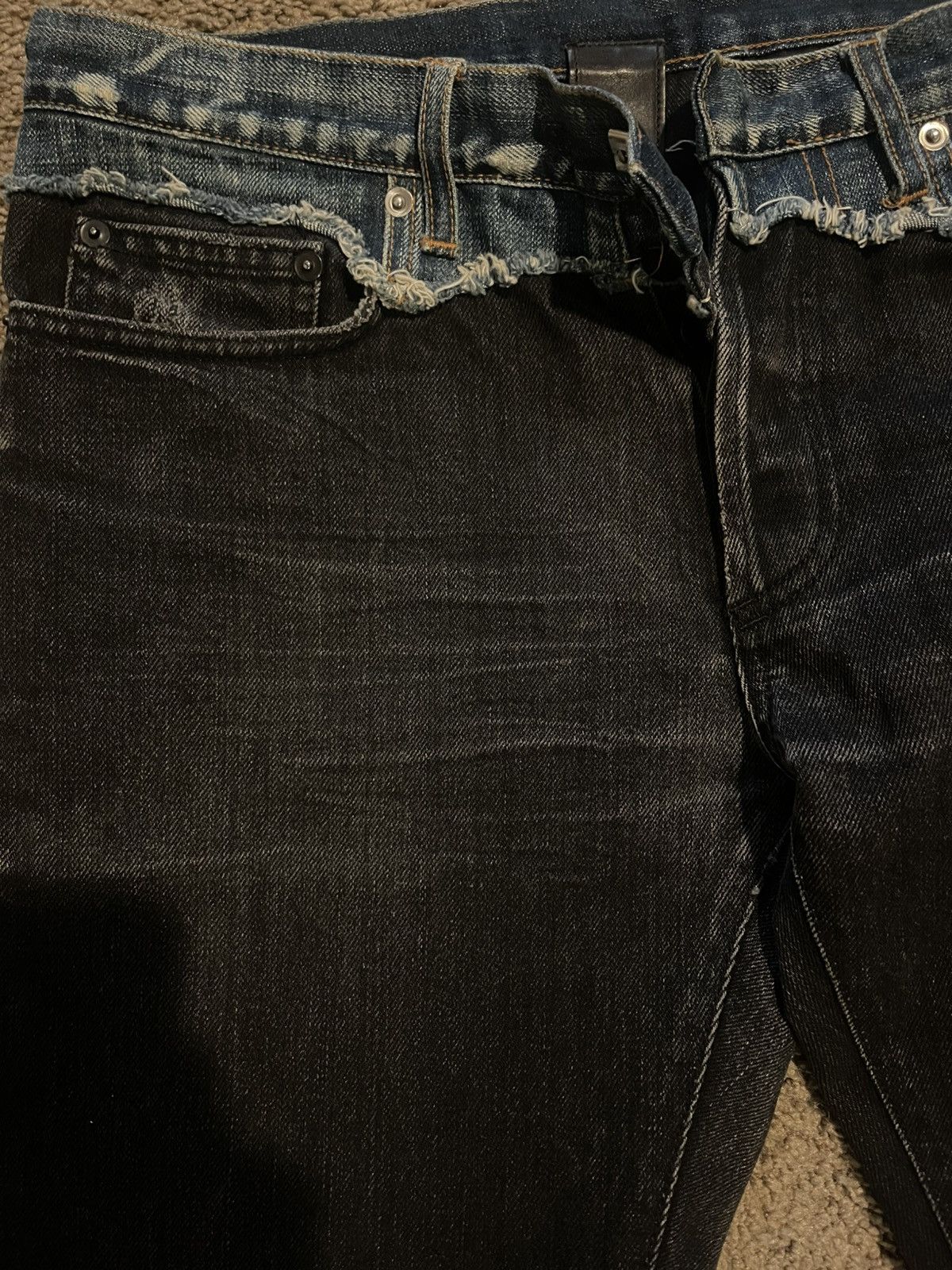 Dior AW2006 Dior Homme Cummerbund Jeans Size US 31 - 5 Thumbnail