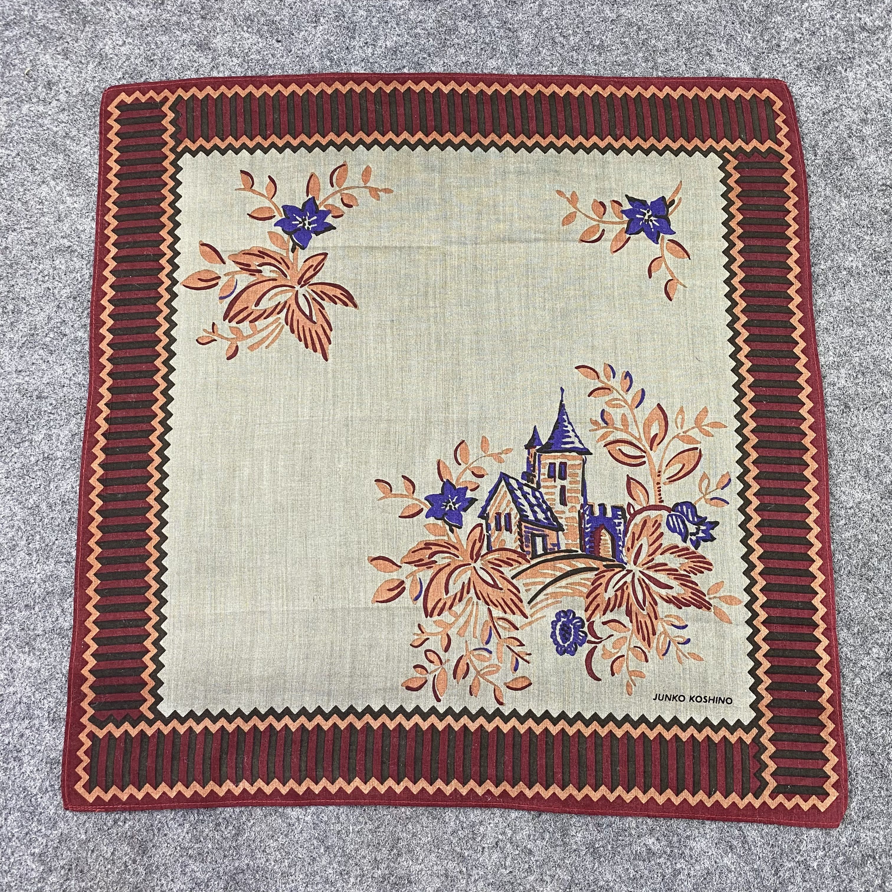 Japanese Brand Junko Koshino Handkerchief / Bandana / Neckerchief-B757 Size ONE SIZE - 3 Thumbnail