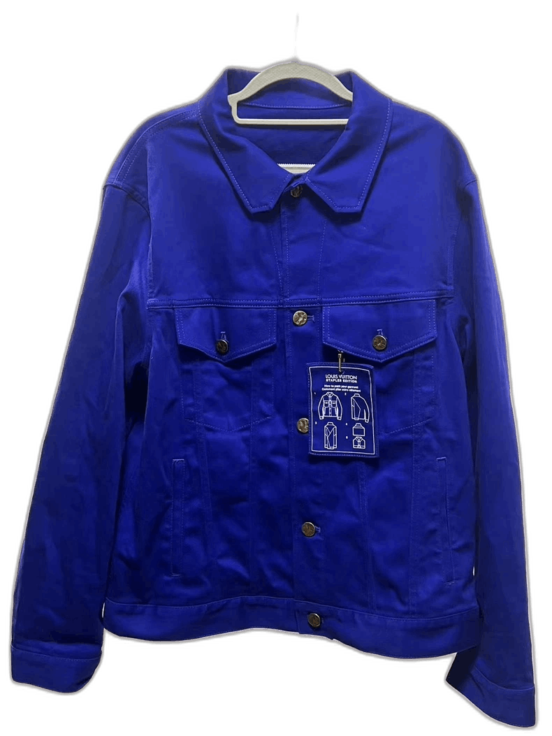 Louis Vuitton Louis Vuitton Blue Denim Jacket Men Size US L / EU 52-54 / 3 - 1 Thumbnail