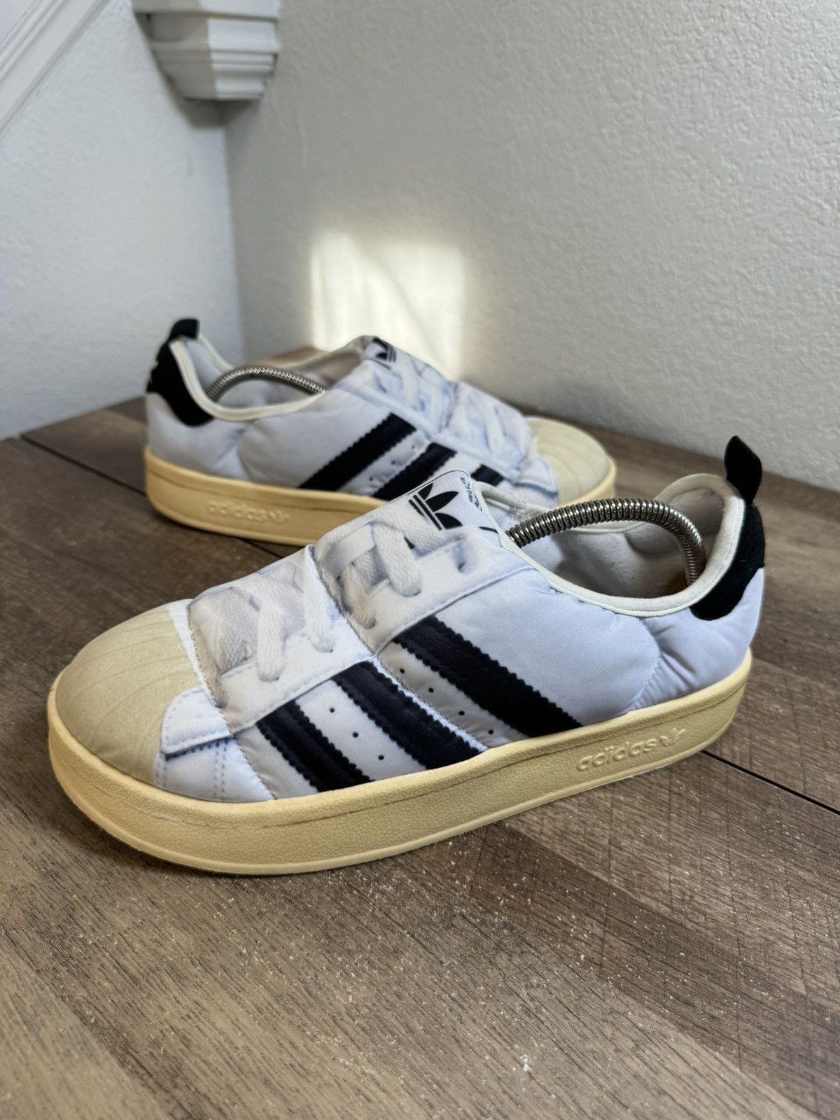 Adidas adidas Originals Puffylette Mens Shoe White Black Sz 9 Size US 9 / EU 42 - 2 Thumbnail