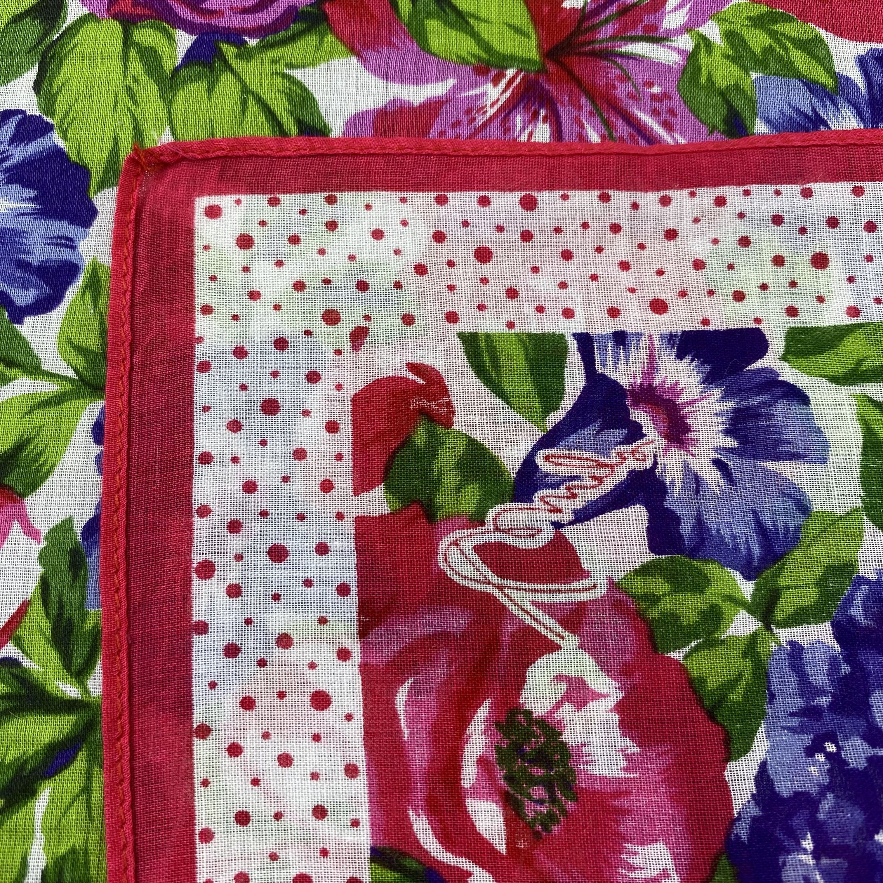 Kenzo × Vintage Kenzo Handkerchief / Bandana / Neckerchief-B1360 Size ONE SIZE - 7 Thumbnail