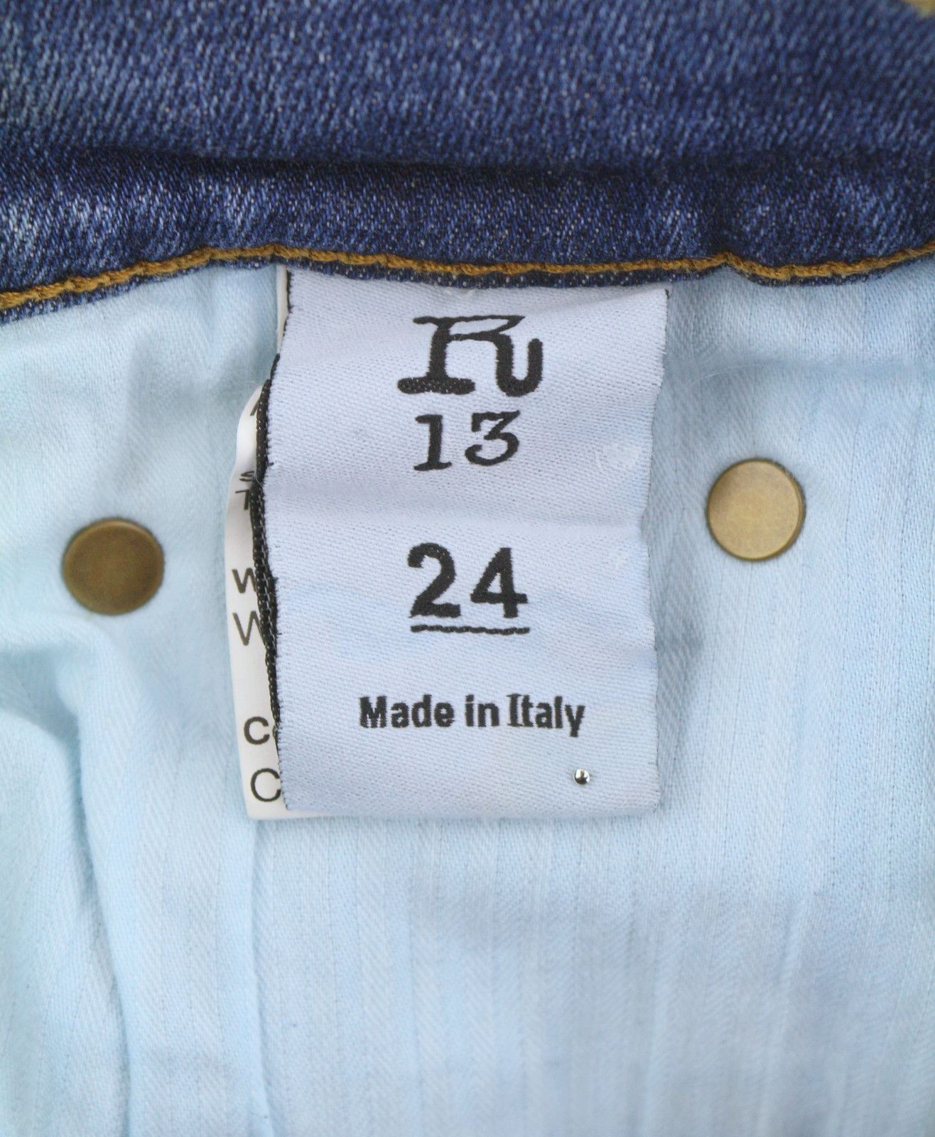 R13 THE DROP 24 Crosby Faded Dirty Look Cropped Crotch 86485 Size 24" / US 00 / IT 34 - 8 Thumbnail