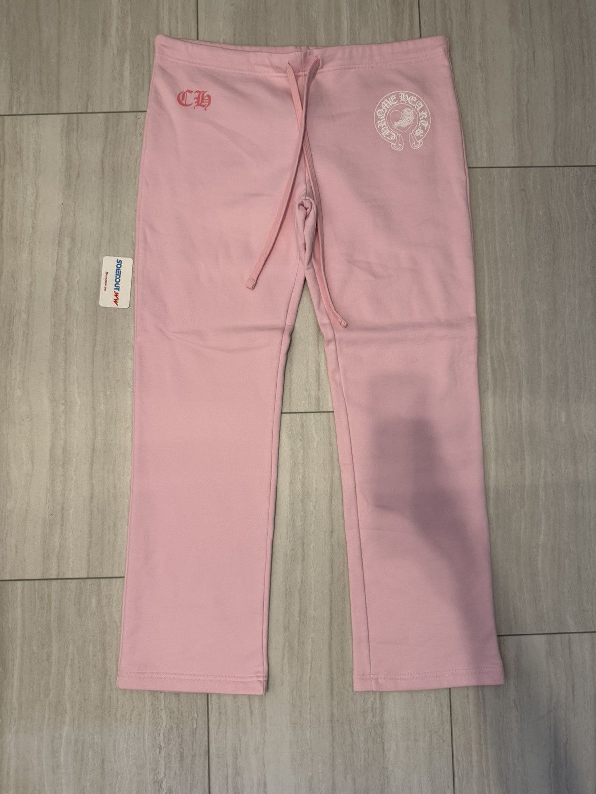 Chrome Hearts Chrome Hearts Pink Art Basel Miami Exclusive Sweat Pants Size US 38 / EU 54 - 1 Thumbnail