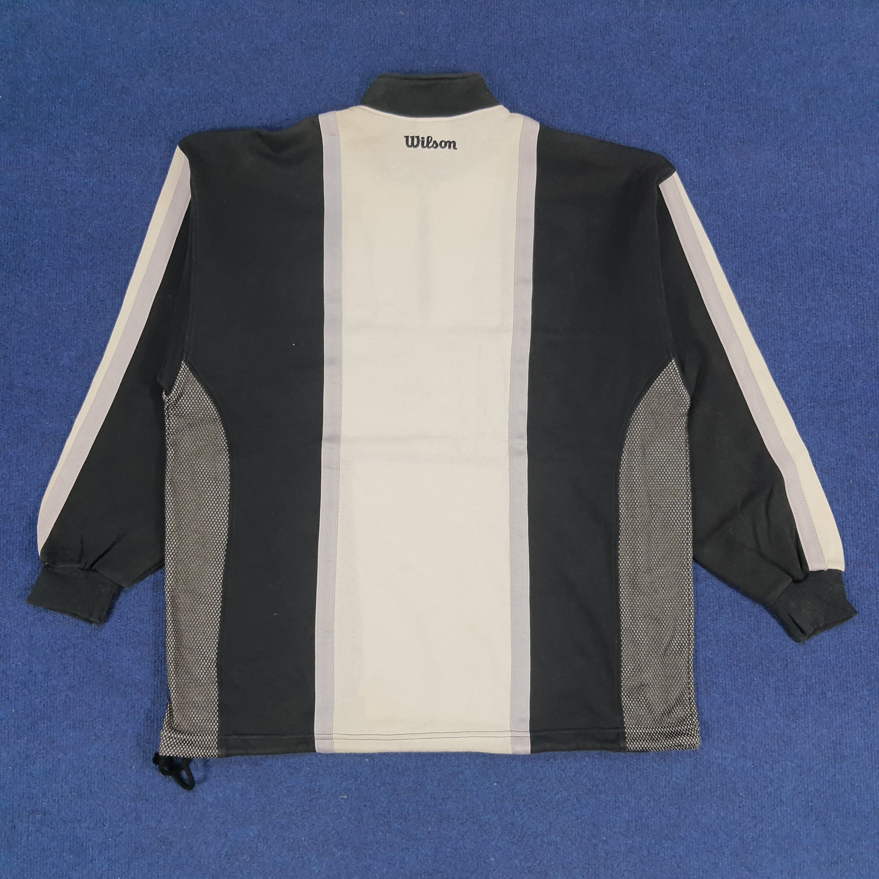 Vintage × Wilson Vintage Wilson Chicago Made To Win USA Halfzipper Sweatshirt Size US L / EU 52-54 / 3 - 3 Thumbnail