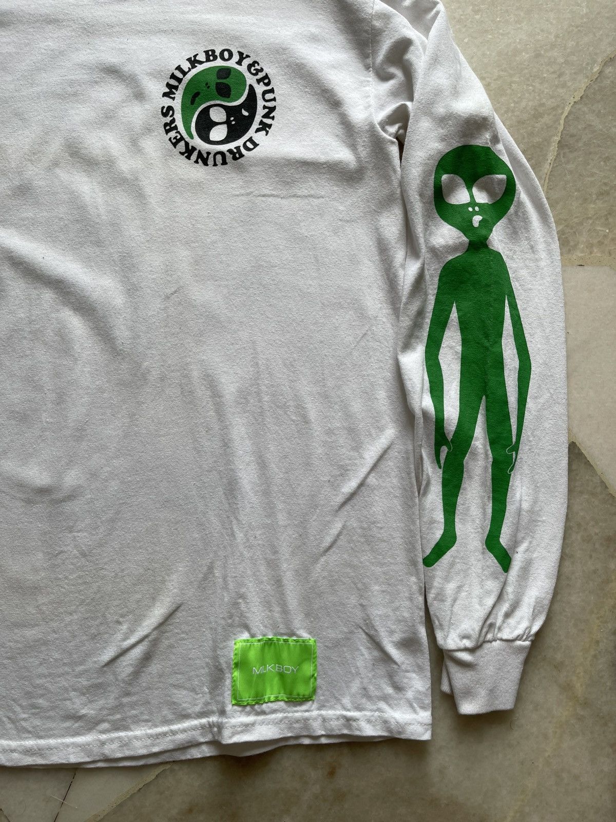Beauty Beast 2000s Milkboy x Punk Drunkers Alien Long Sleeve Size US S / EU 44-46 / 1 - 9 Thumbnail
