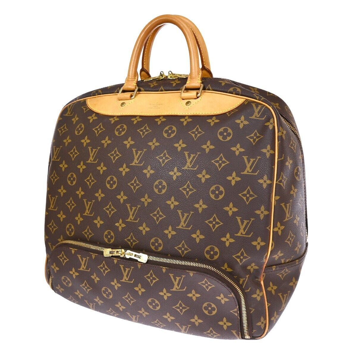 image of Louis Vuitton Evasion Handbag in Brown, Women's