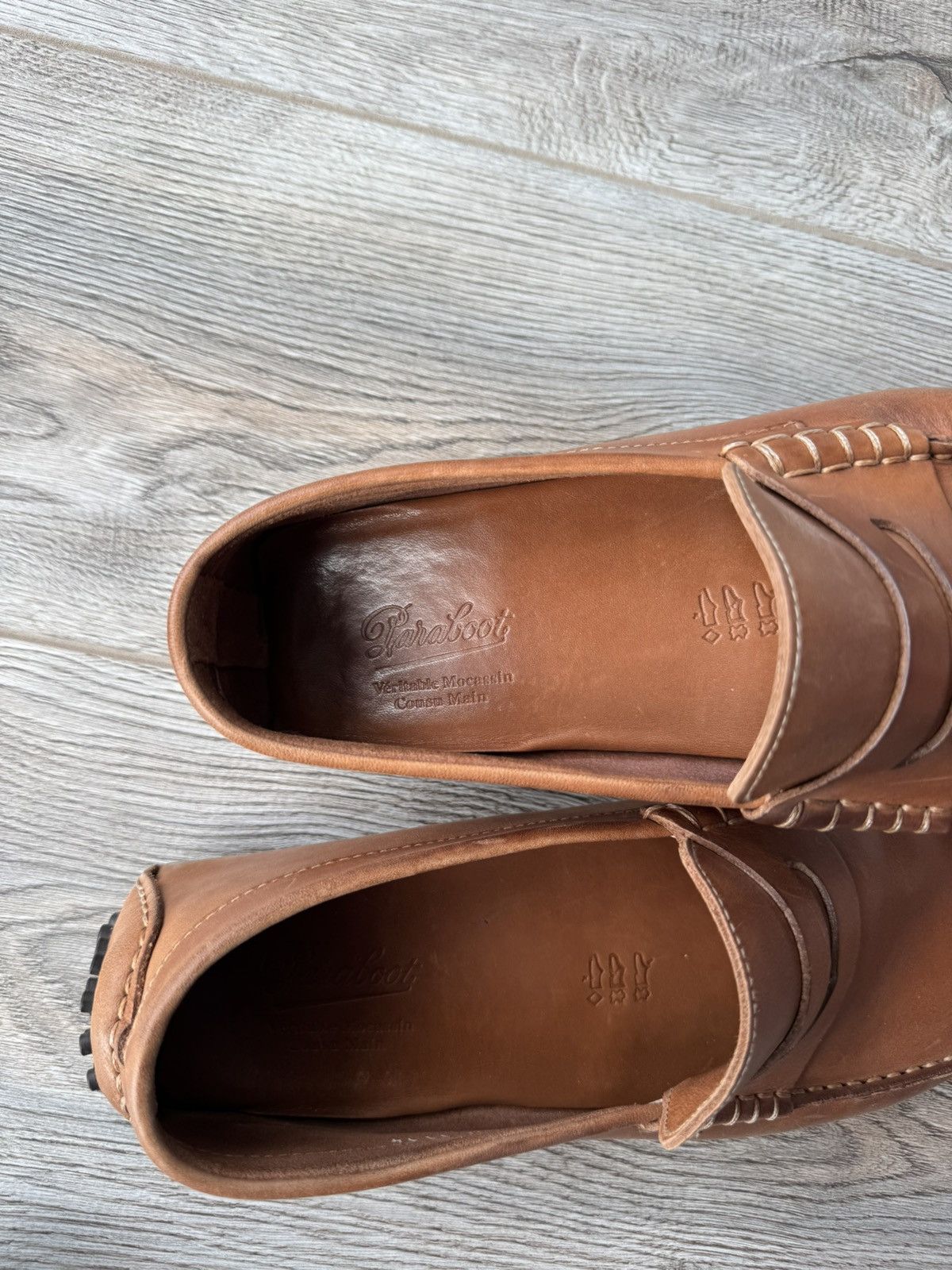 Paraboot Vintage Paraboot Veritable Mocassin Men's Loafers Size US 10 / EU 43 - 9 Thumbnail