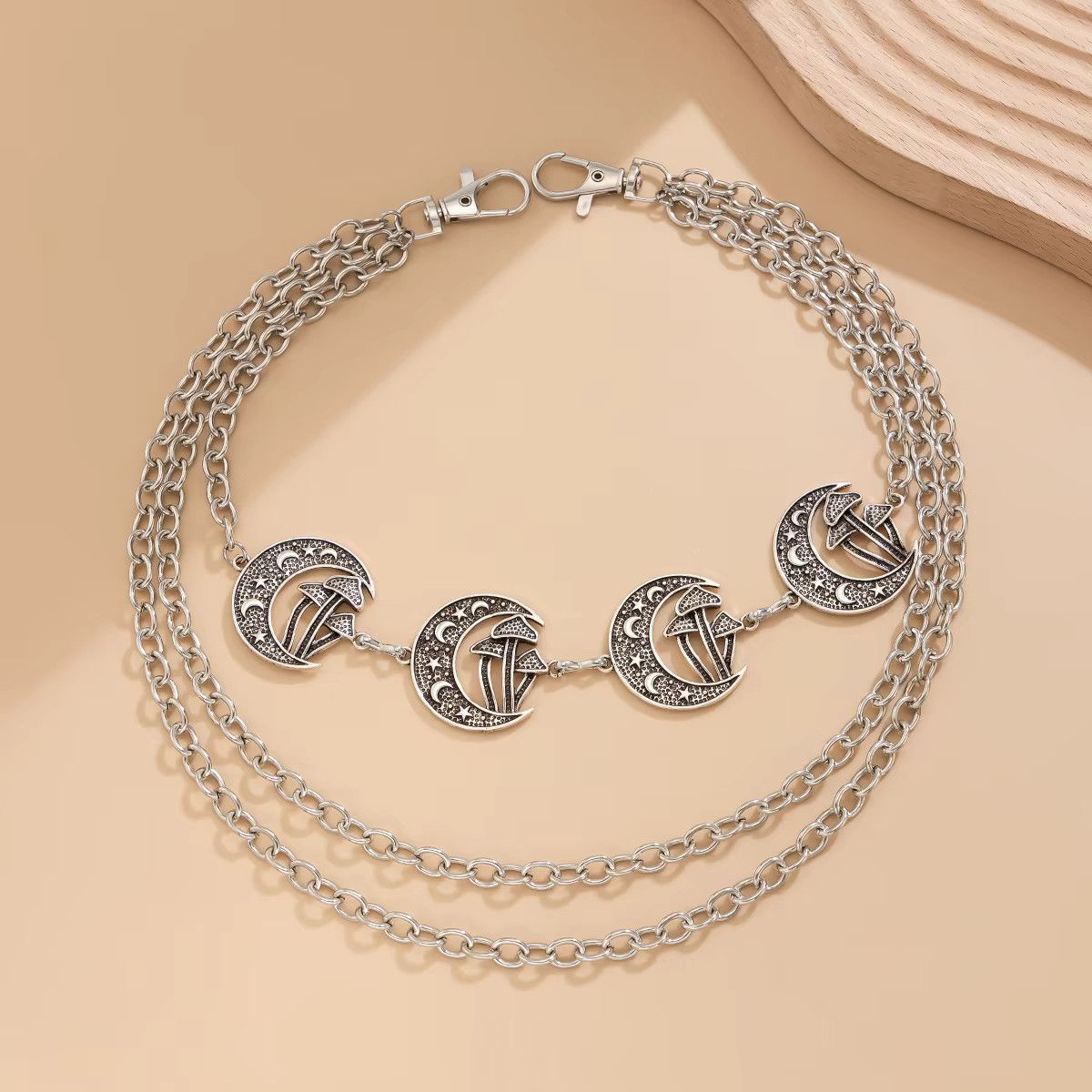 Jewelry Hip-hop Layered Pants Waist Chain Size ONE SIZE - 3 Thumbnail