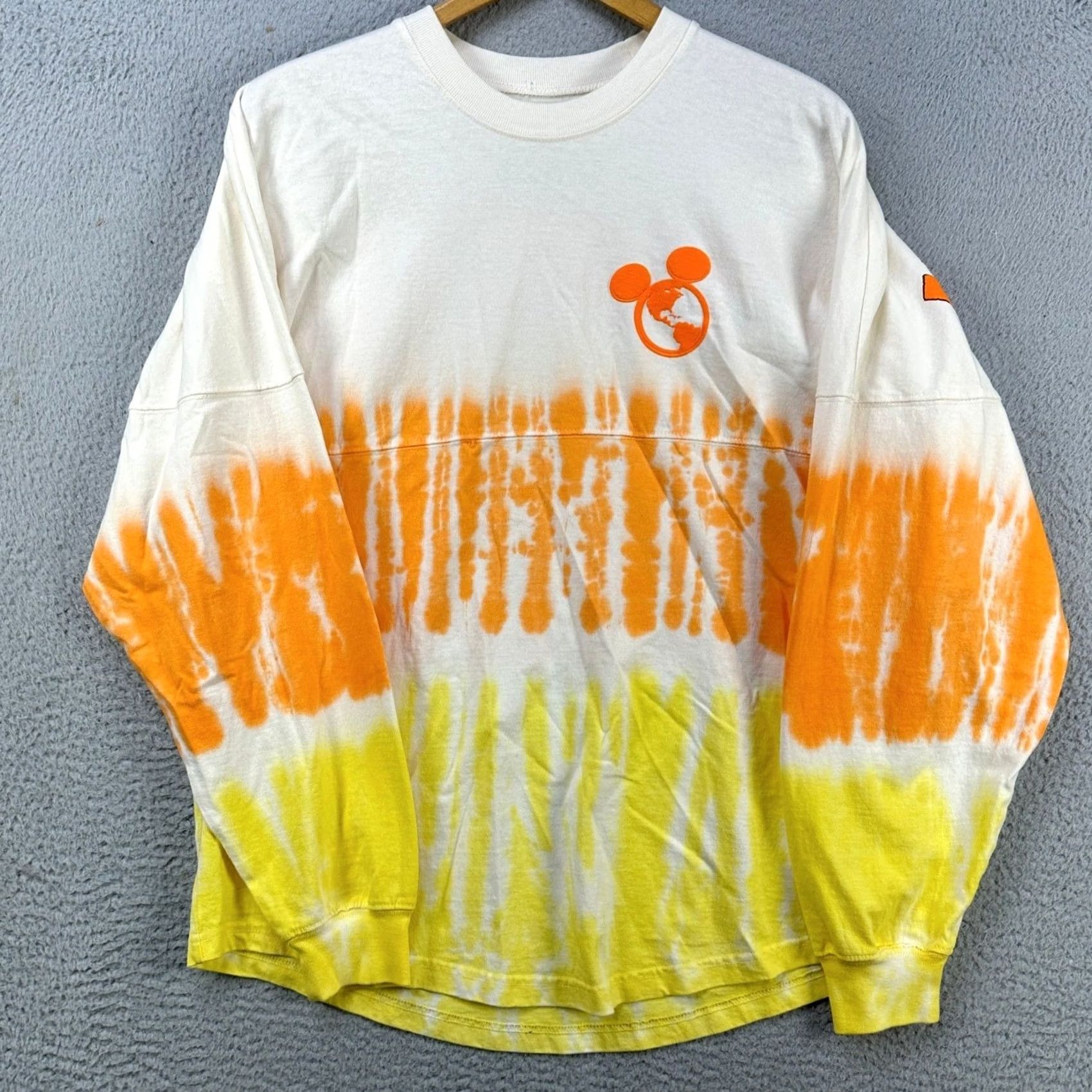 Disney VINTAGE Disney Halloween Spirit Jersey Sweatshirt Womens Medium Orange Mickey Friends NEW Size M / US 6-8 / IT 42-44 - 2 Thumbnail
