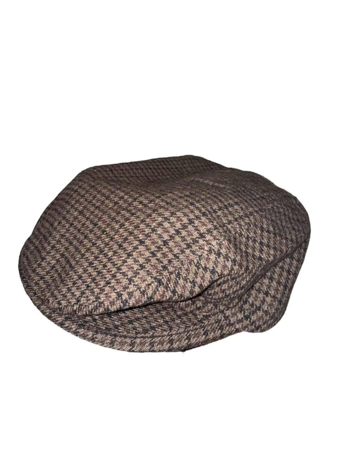 Dolce & Gabbana Dolce & Gabbana Brown Gold DG Tweed Flat Cap Wmns Italy (OS) Size ONE SIZE - 1 Thumbnail