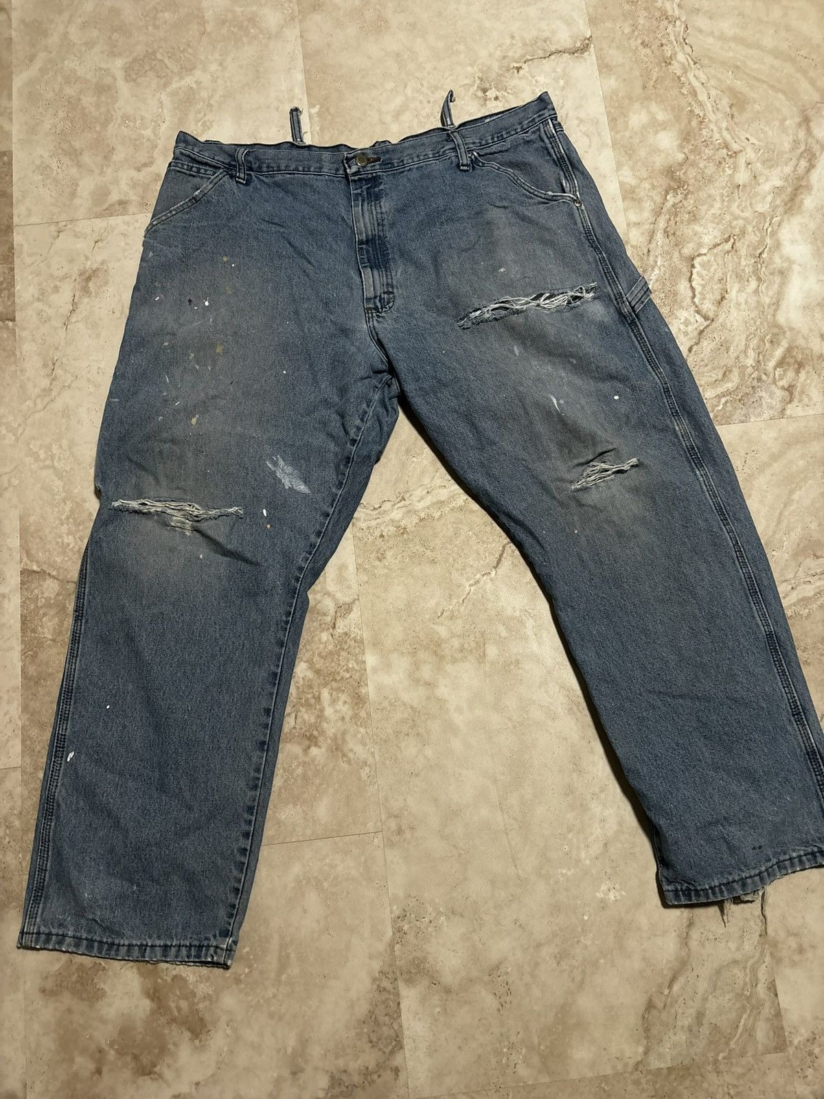 Wrangler Vintage Wrangler Jeans Work Worn Size US 38 / EU 54 - 1 Thumbnail