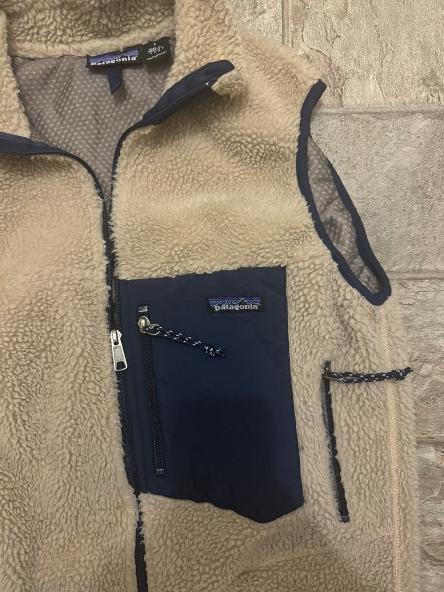 Patagonia Vintage Patagonia Deep Pile Sherpa Vest Made in USA Size US S / EU 44-46 / 1 - 4 Thumbnail