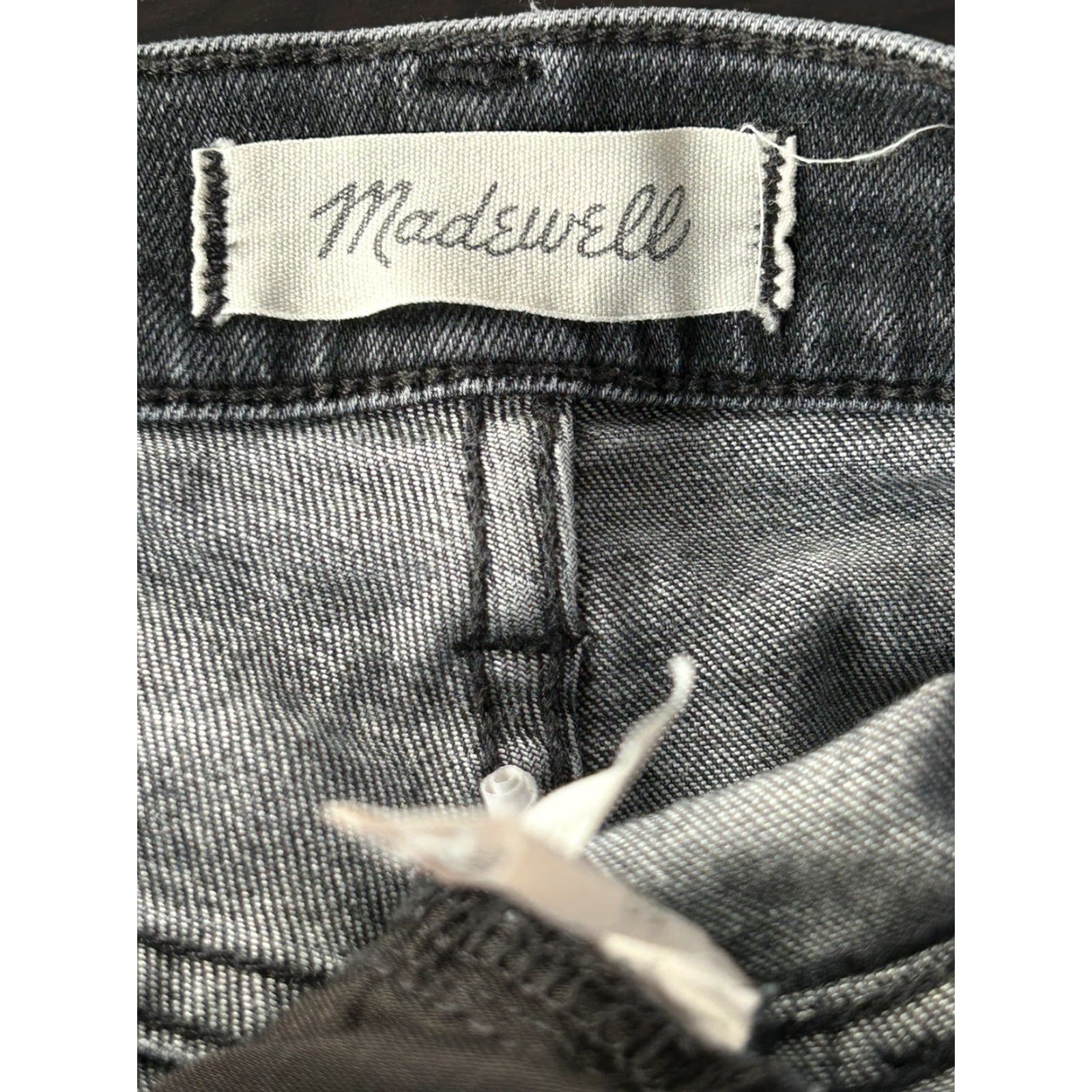 Madewell Madewell Jeans Womens 9" High-Rise Skinny Dark Wash Denim sz 27 Size 27" / US 4 / IT 40 - 4 Thumbnail