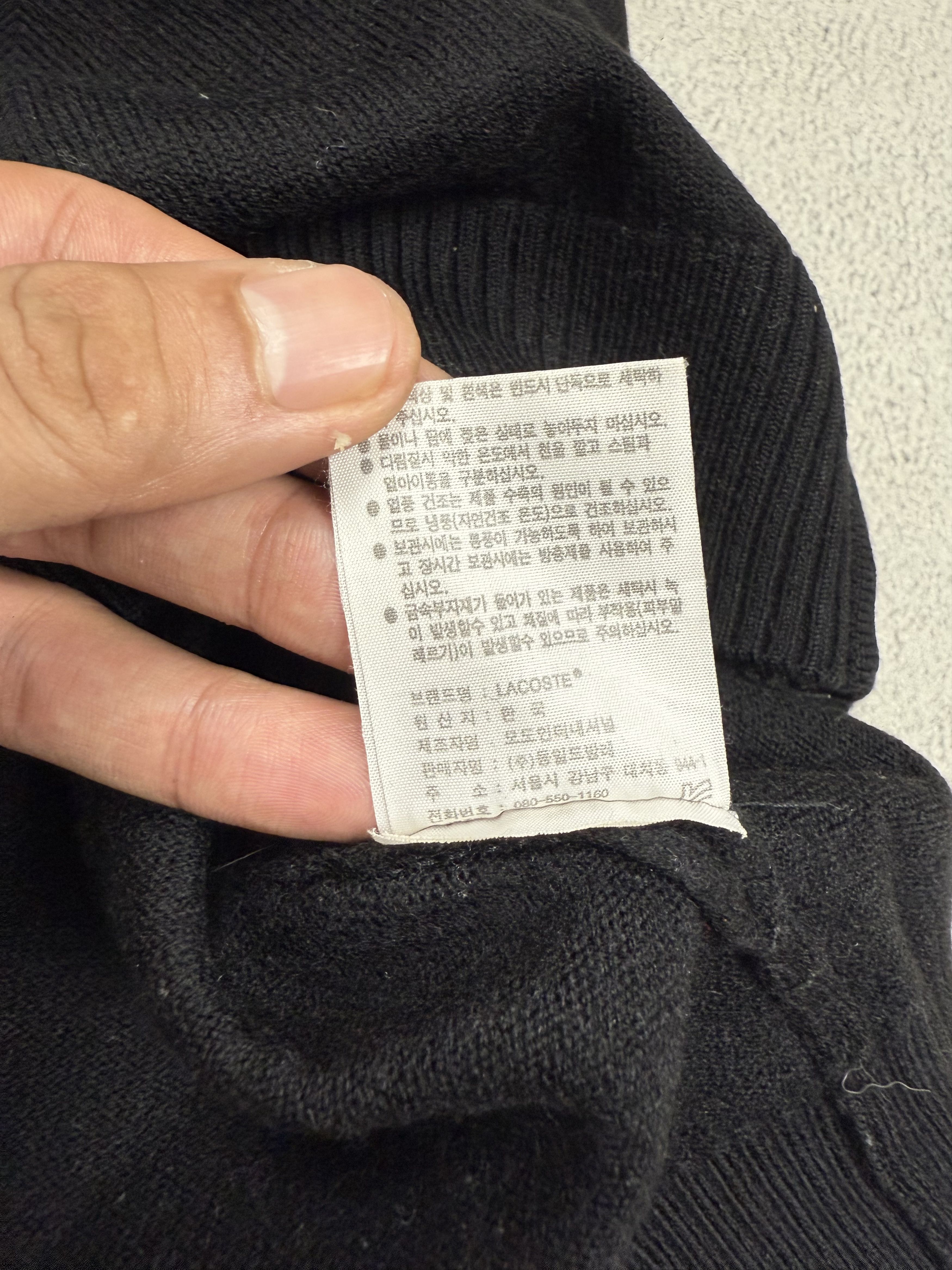 Lacoste Vintage Lacoste Wool Knit Half Zip Sweater Size 36 Size XS / US 0-2 / IT 36-38 - 5 Thumbnail