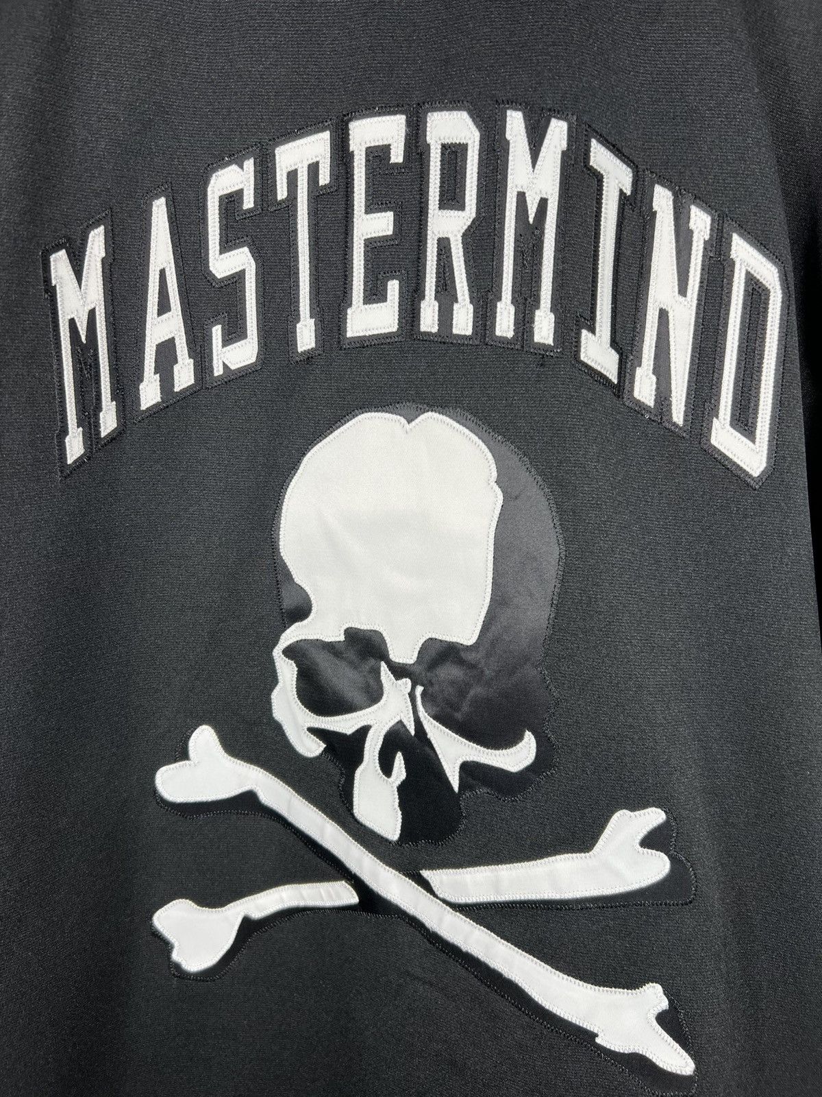 Mastermind Japan Mastermind Japan x Mitchell & Ness skull baseball jersey tee Size US XL / EU 56 / 4 - 12 Thumbnail