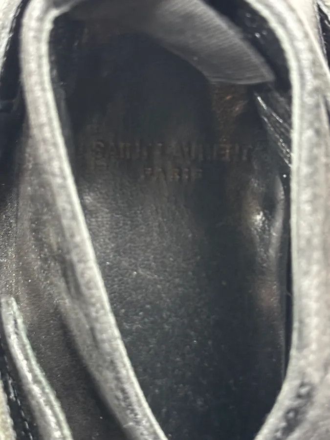Saint Laurent Paris 2000s Saint Laurent Black Suede Low Buckle Boots Size US 8 / EU 41 - 7 Thumbnail