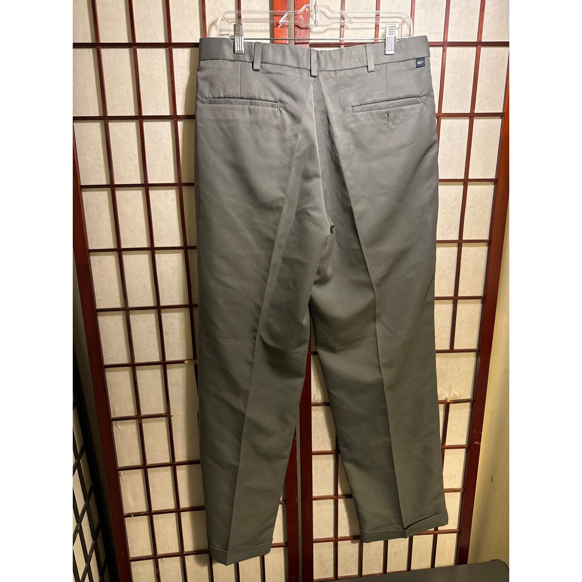 Dockers Dockers Men's Microfiber Polyester Pants W33 L32 Gray Size US 33 - 4 Thumbnail