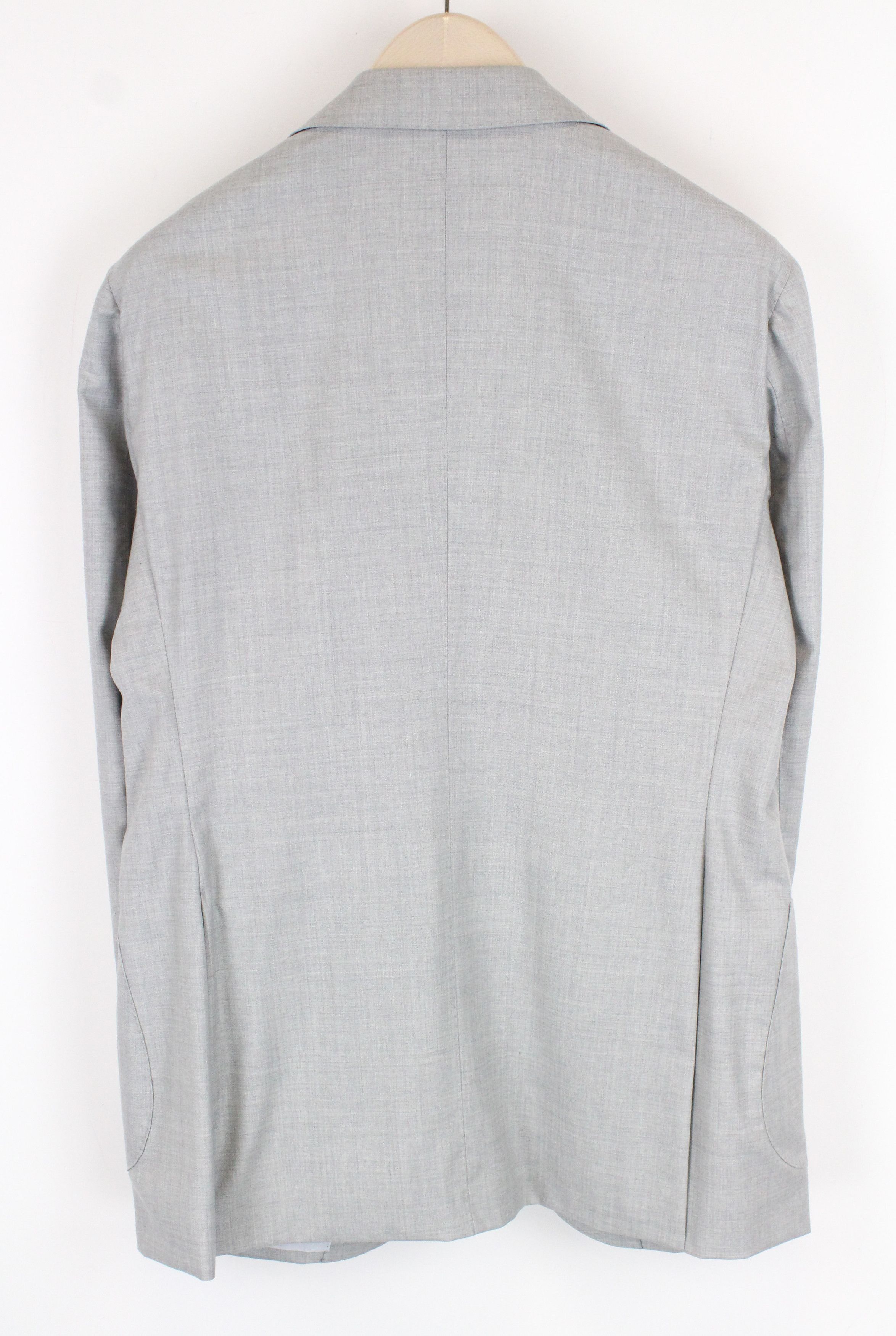 Suitsupply LA SPALLA UK36R Wool Grey Melange Suit 55163 Size 36R - 7 Thumbnail