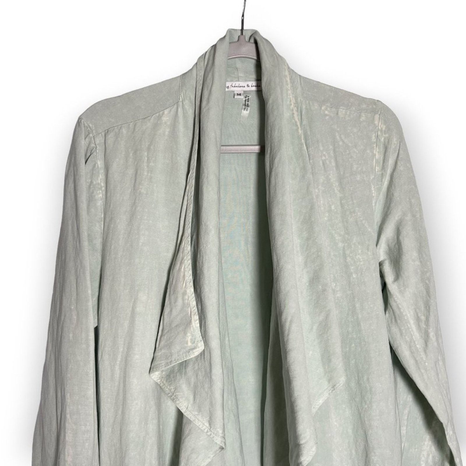 Other Young Fabulous & Broke Linen Duster Jacket Green Size M Size M / US 6-8 / IT 42-44 - 6 Thumbnail