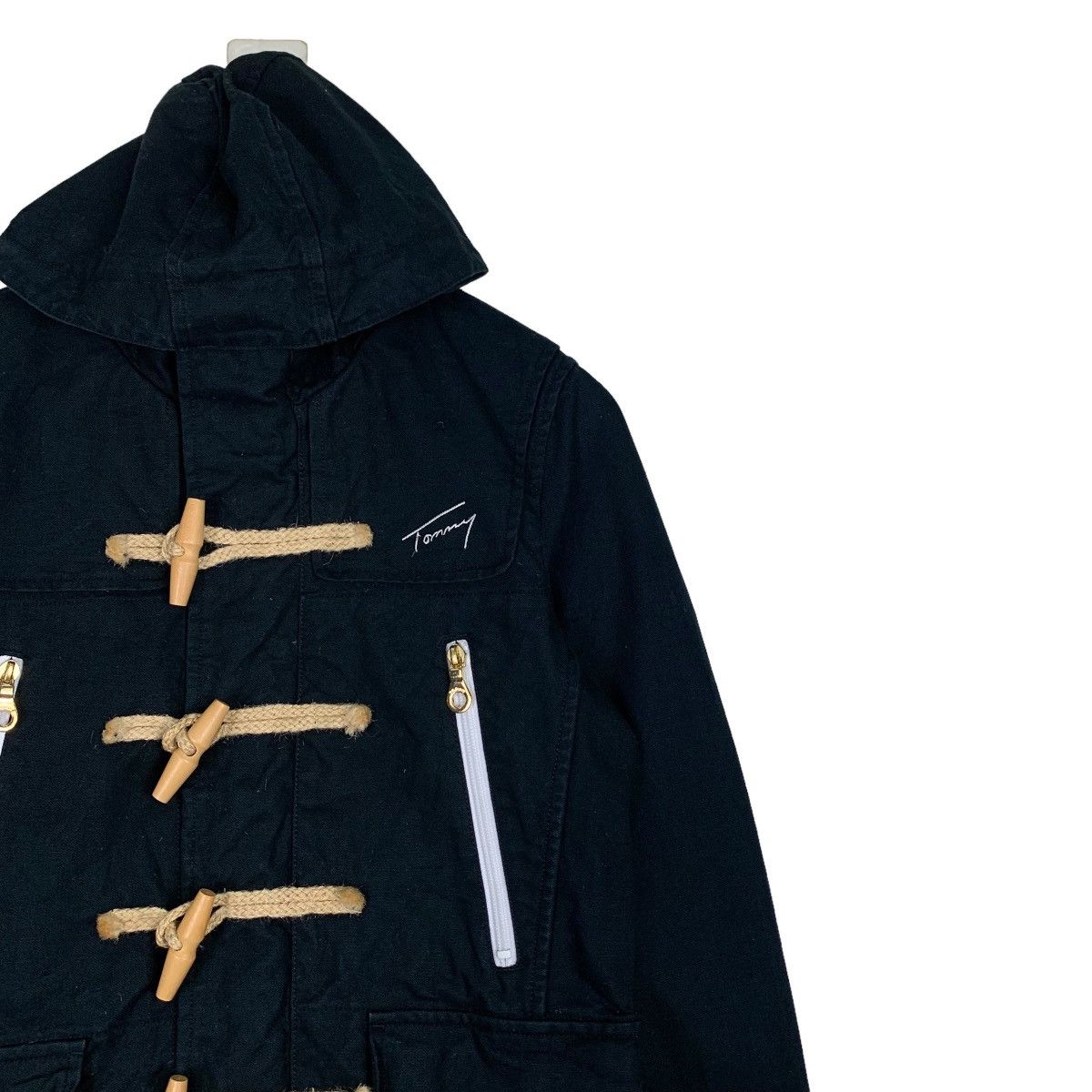 Tommy Jeans TOMMY Cotton Toggle Button Zipper Hoodie Jacket #0986-C44 Size US S / EU 44-46 / 1 - 6 Thumbnail