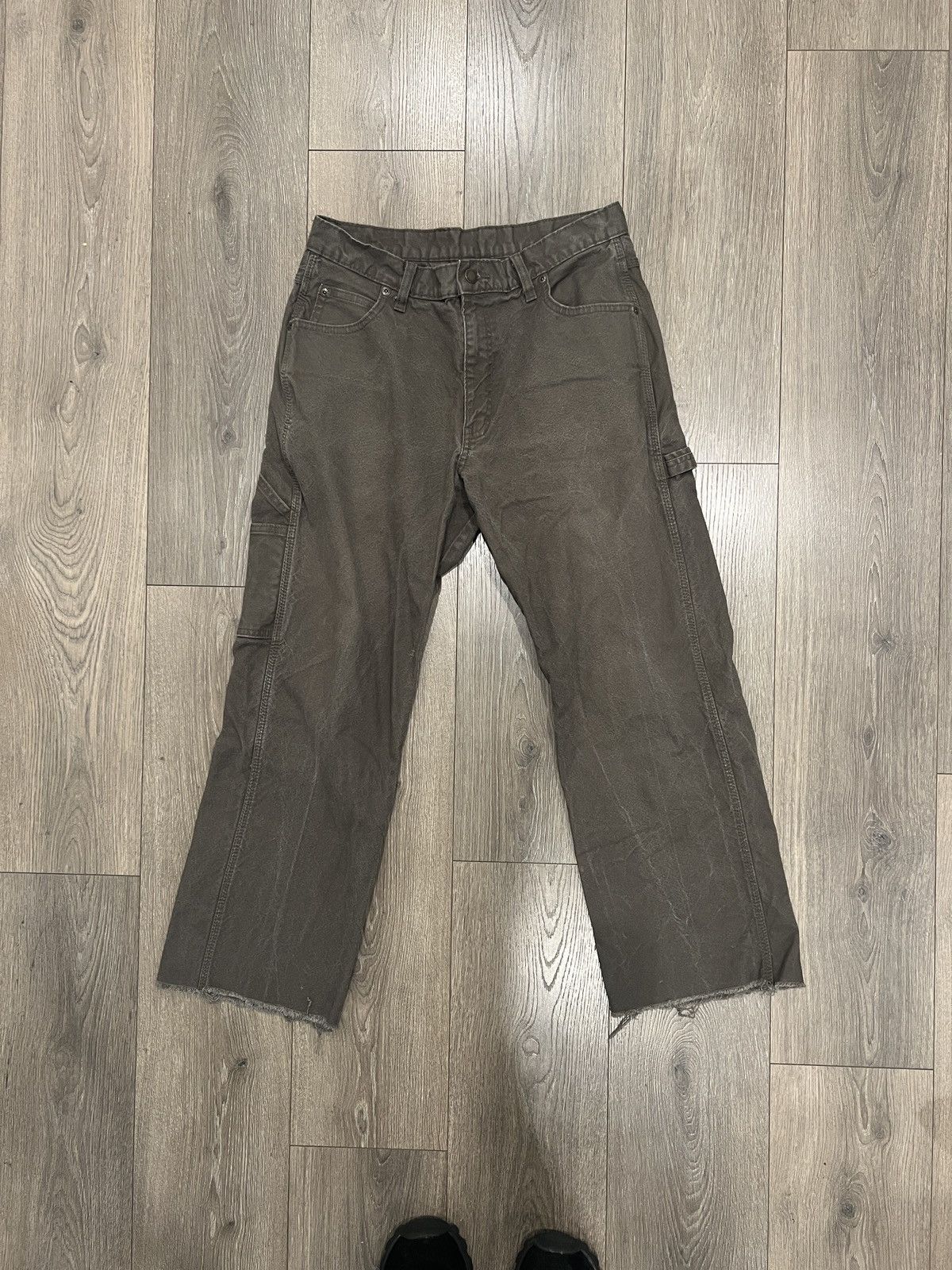 image of Dickies x Vintage Khaki Green Workwear Pant, Men's (Size 32)