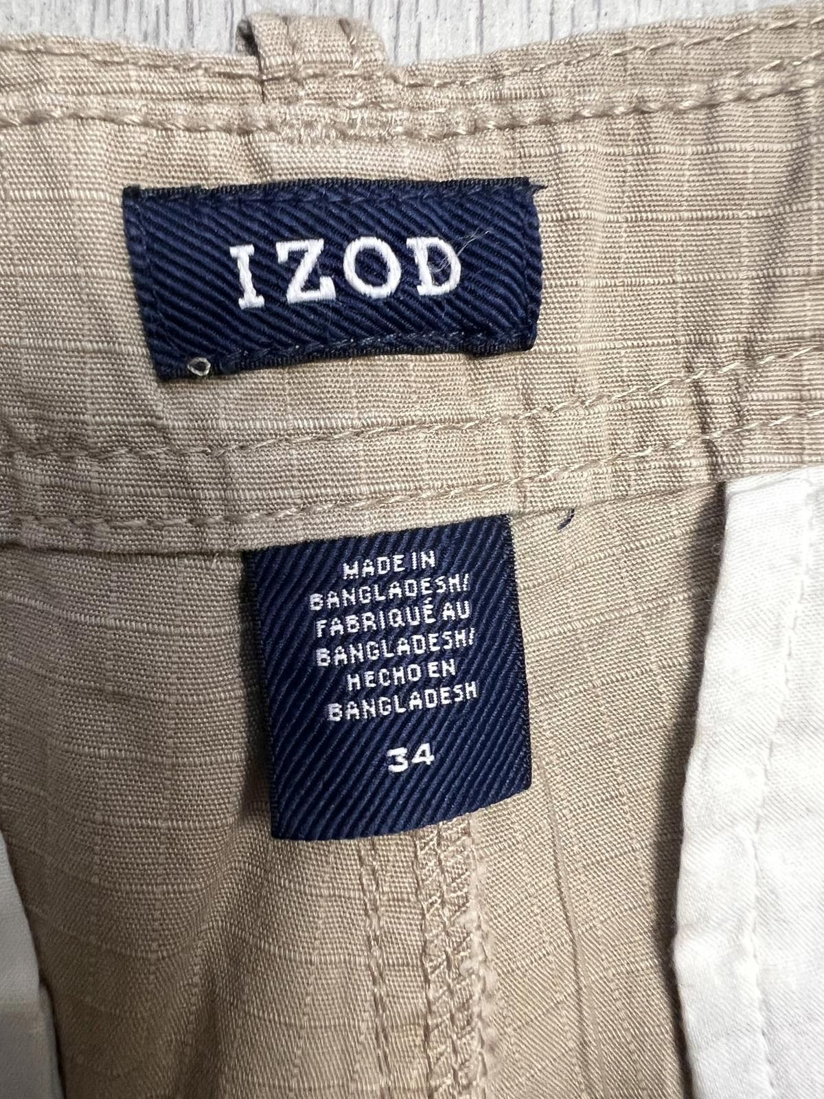 Izod Vintage IZOD Cargo Shorts Size US 34 / EU 50 - 3 Thumbnail