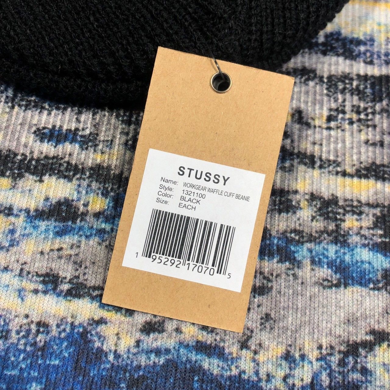 Stussy × Vintage Stussy Workgear Waffle Cuff Beanie Size ONE SIZE - 6 Thumbnail