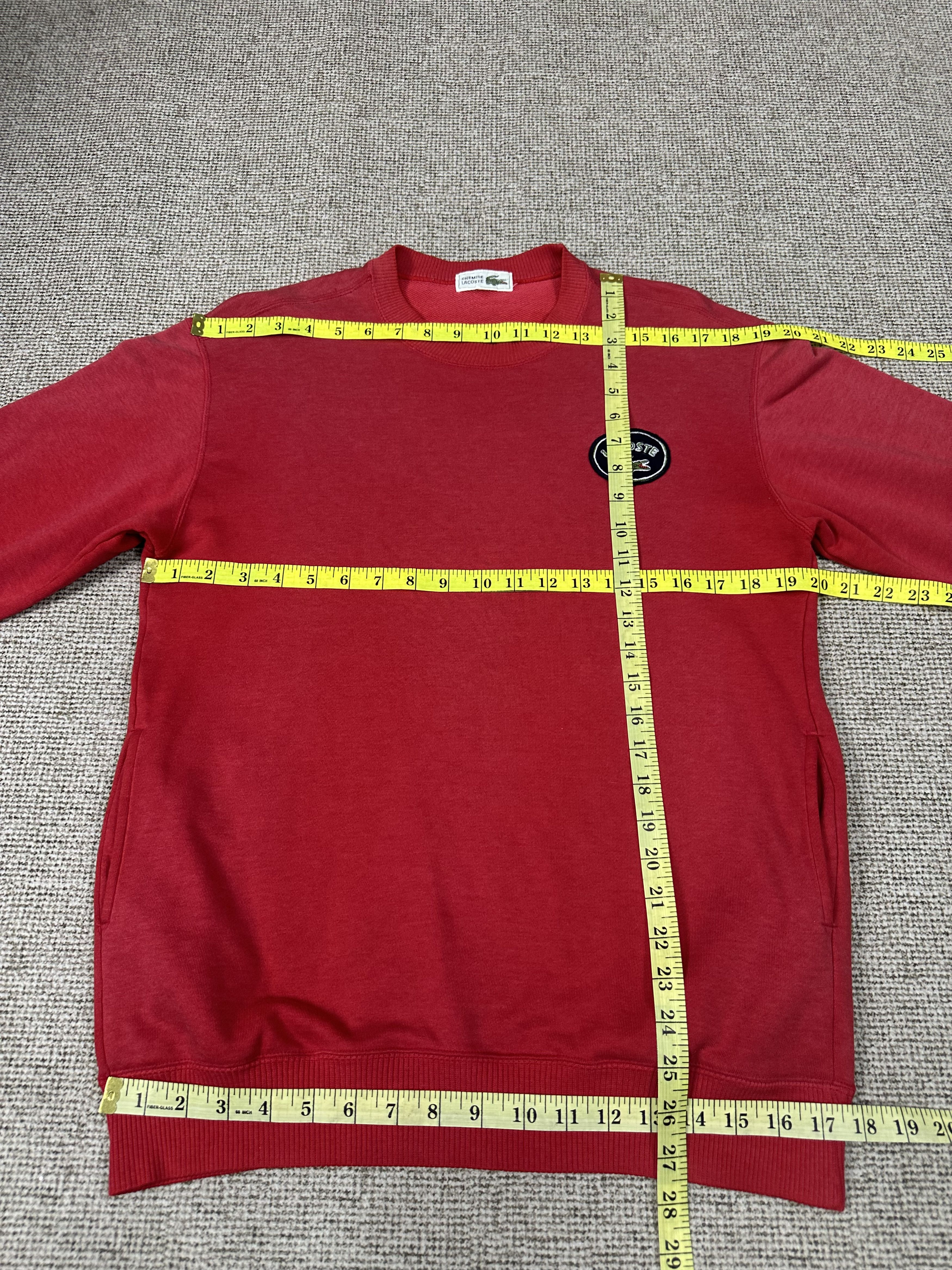 Lacoste Vintage Lacoste Sunfaded Crewneck Z494 Size US M / EU 48-50 / 2 - 5 Thumbnail