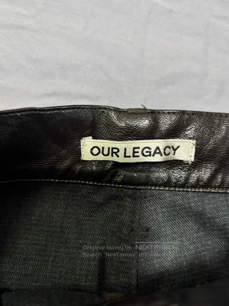 Our Legacy Our Legacy Leather Pants - Brown Red Size US 30 / EU 46 - 3 Thumbnail