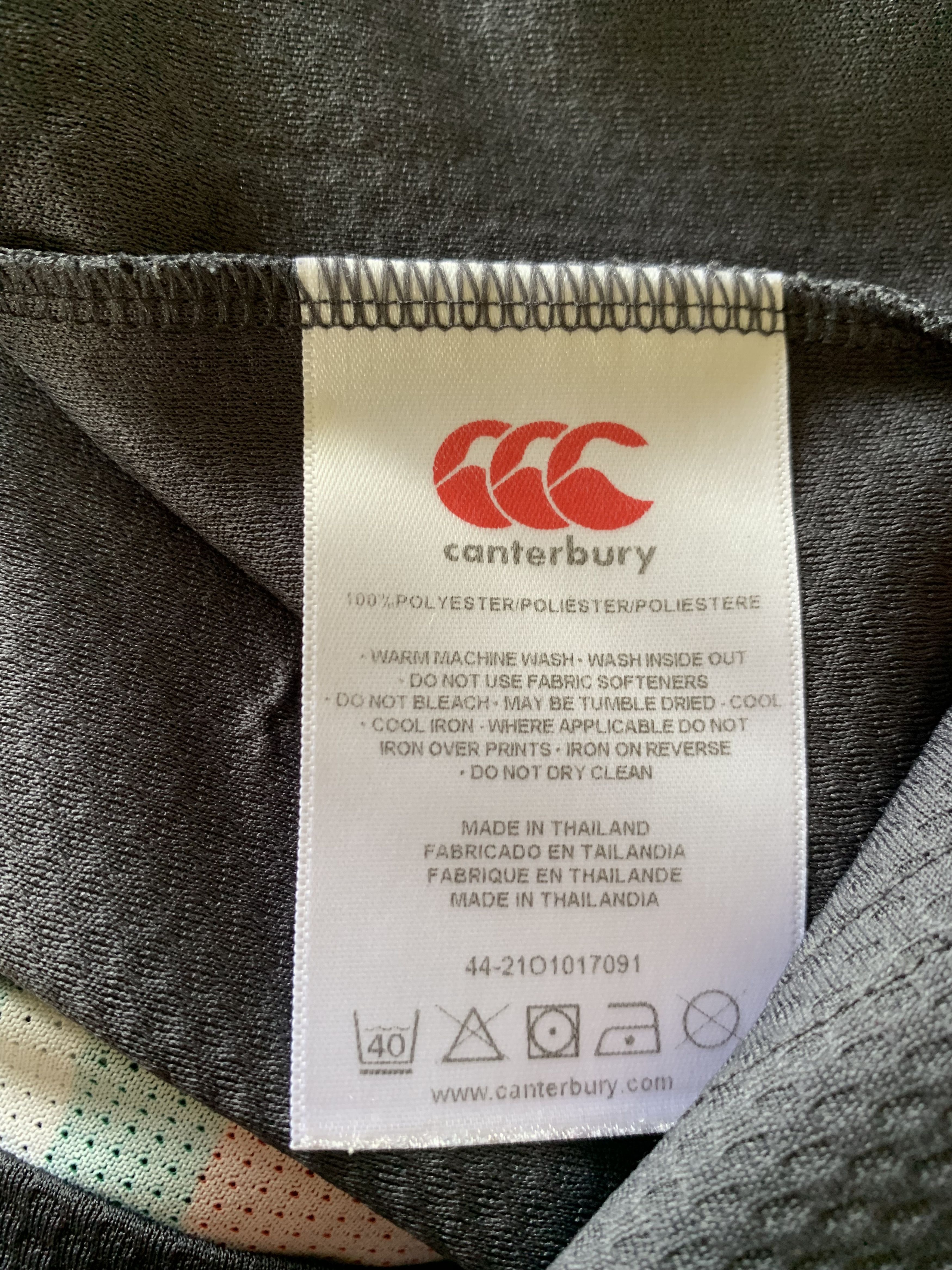 Canterbury of New Zealand Canterbury Leicester Tigers Training Rugby Youth Jersey Size US XXS / EU 40 - 7 Thumbnail