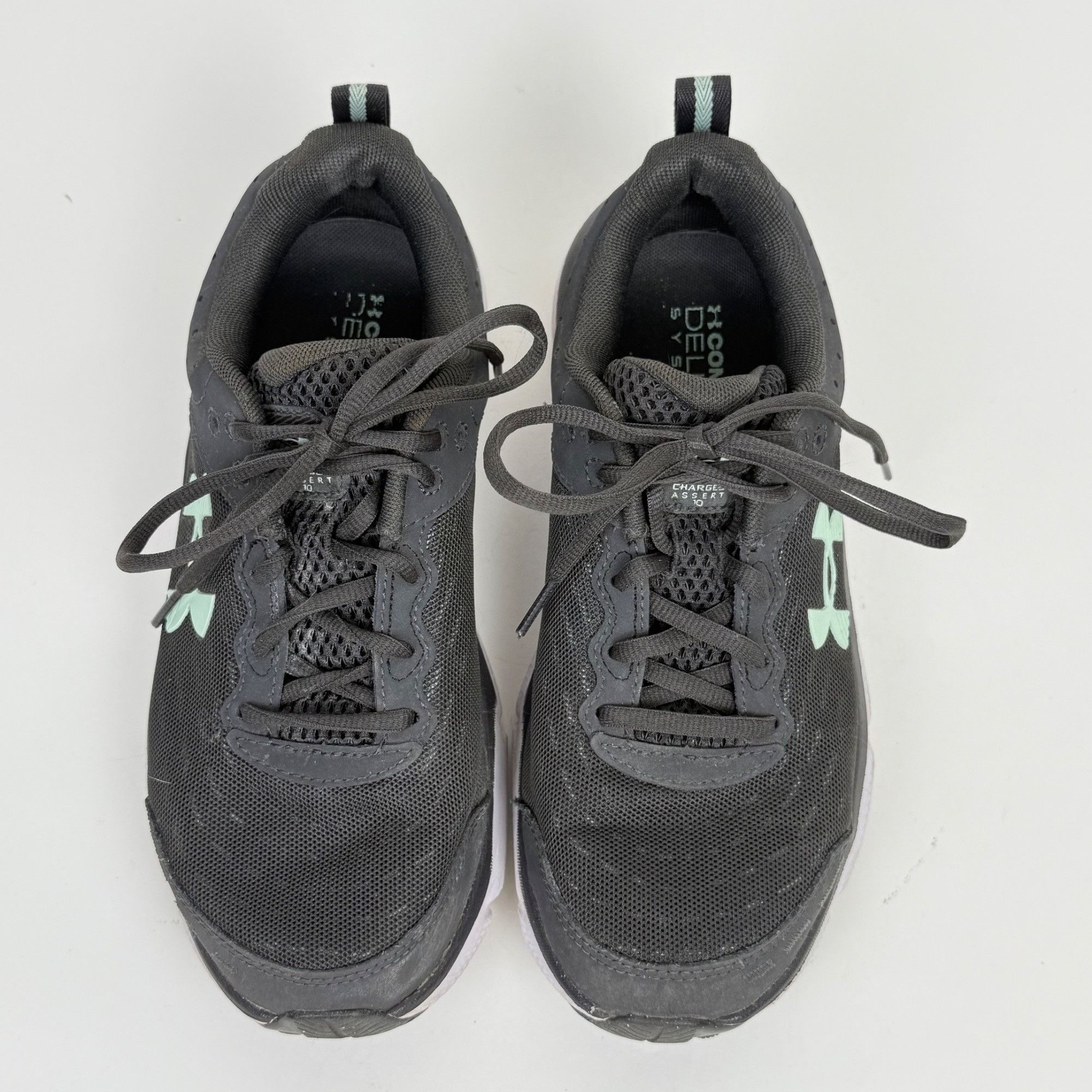Under Armour Under Armour Charged Gray Running Athletic Shoes 8.5 Size US 8.5 / IT 38.5 - 7 Thumbnail
