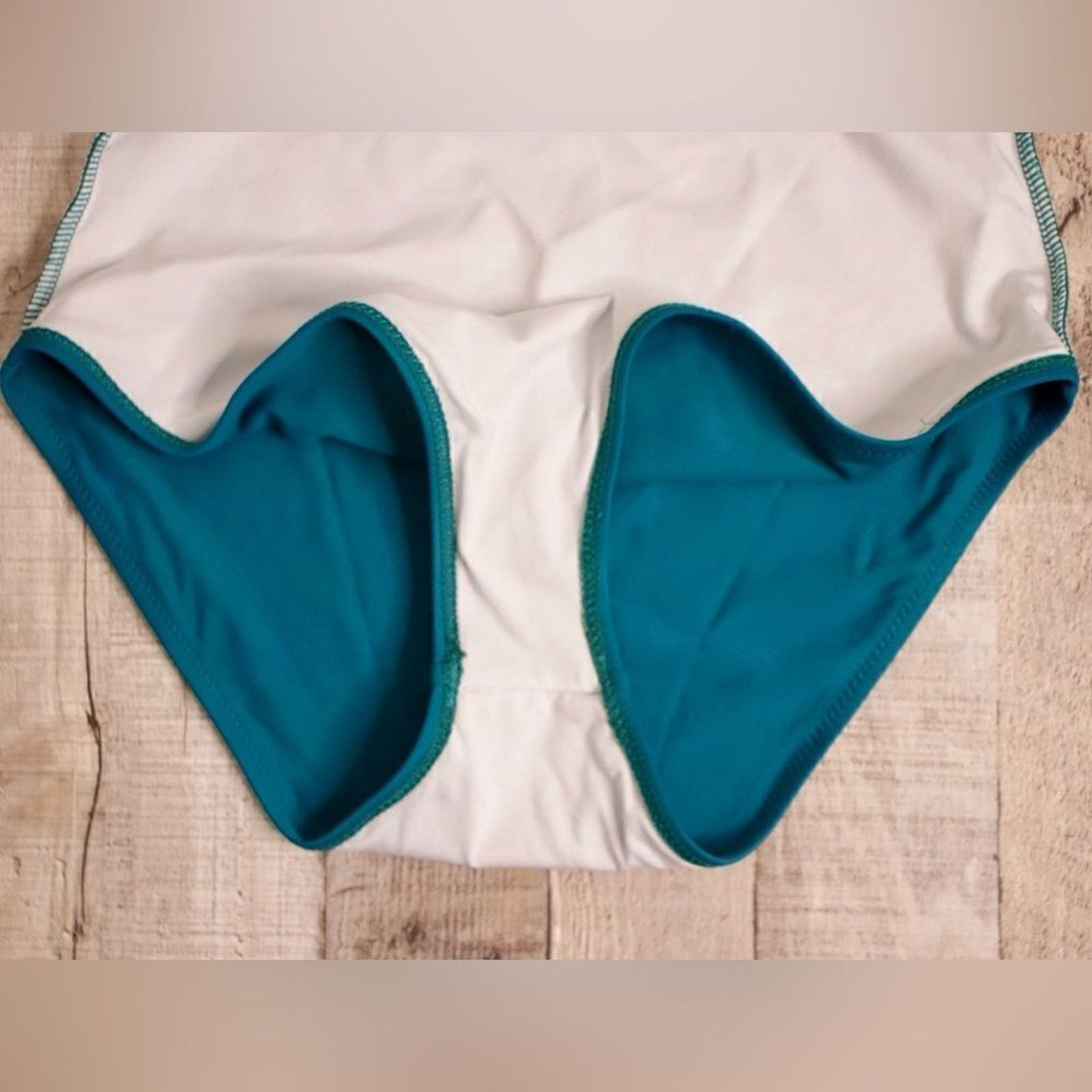 Other Tropical Floral Open Tummy Teal Moderate 1pc Swimsuit SMALL Size S / US 4 / IT 40 - 9 Thumbnail