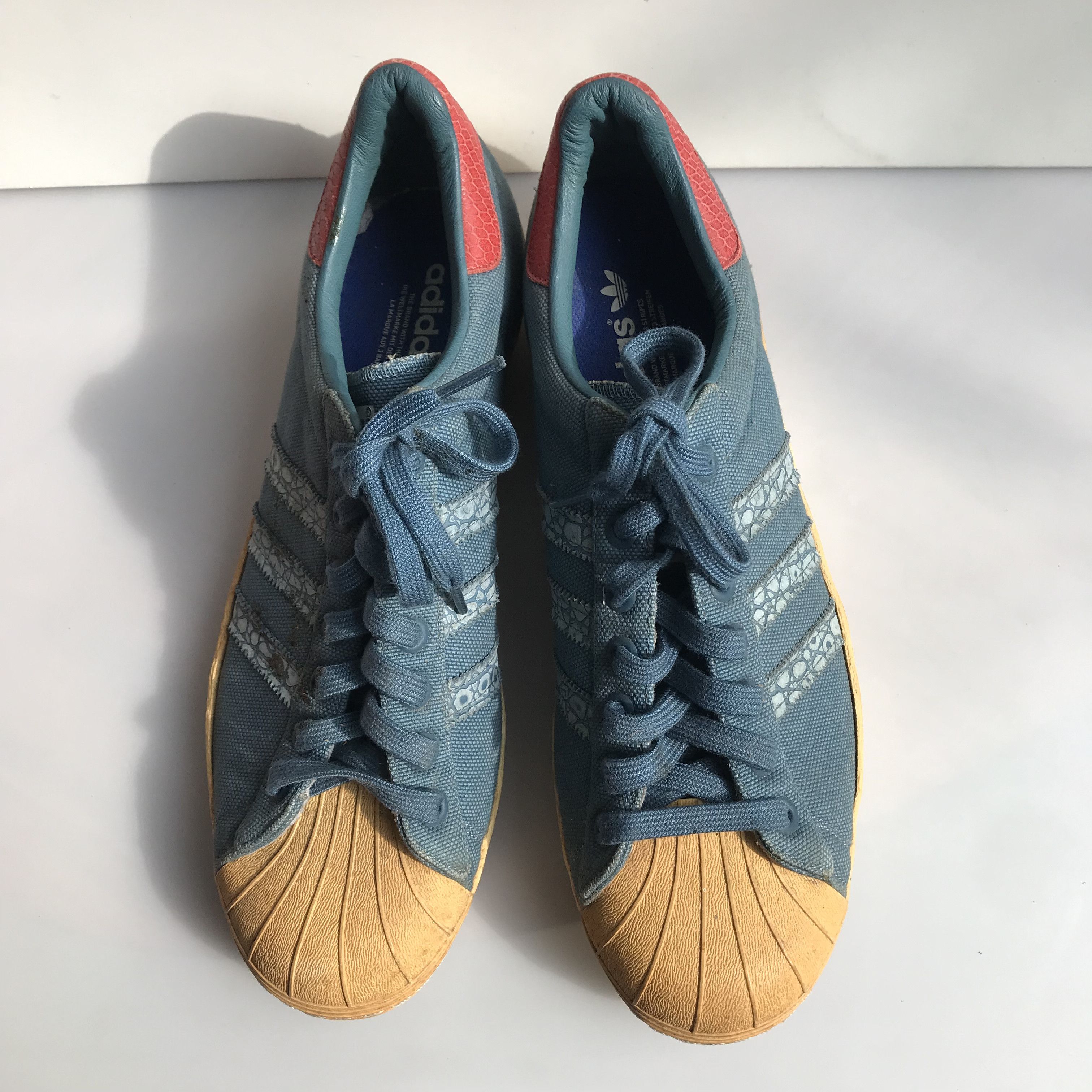 Adidas Adidas SAMPLE SUPERSTAR 80S ANIMAL ODDITY SHOES Nos Size US 9 / EU 42 - 4 Thumbnail