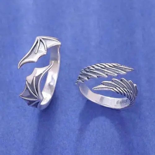 Designer × Jewelry Retro Wings Ring Size ONE SIZE - 3 Thumbnail