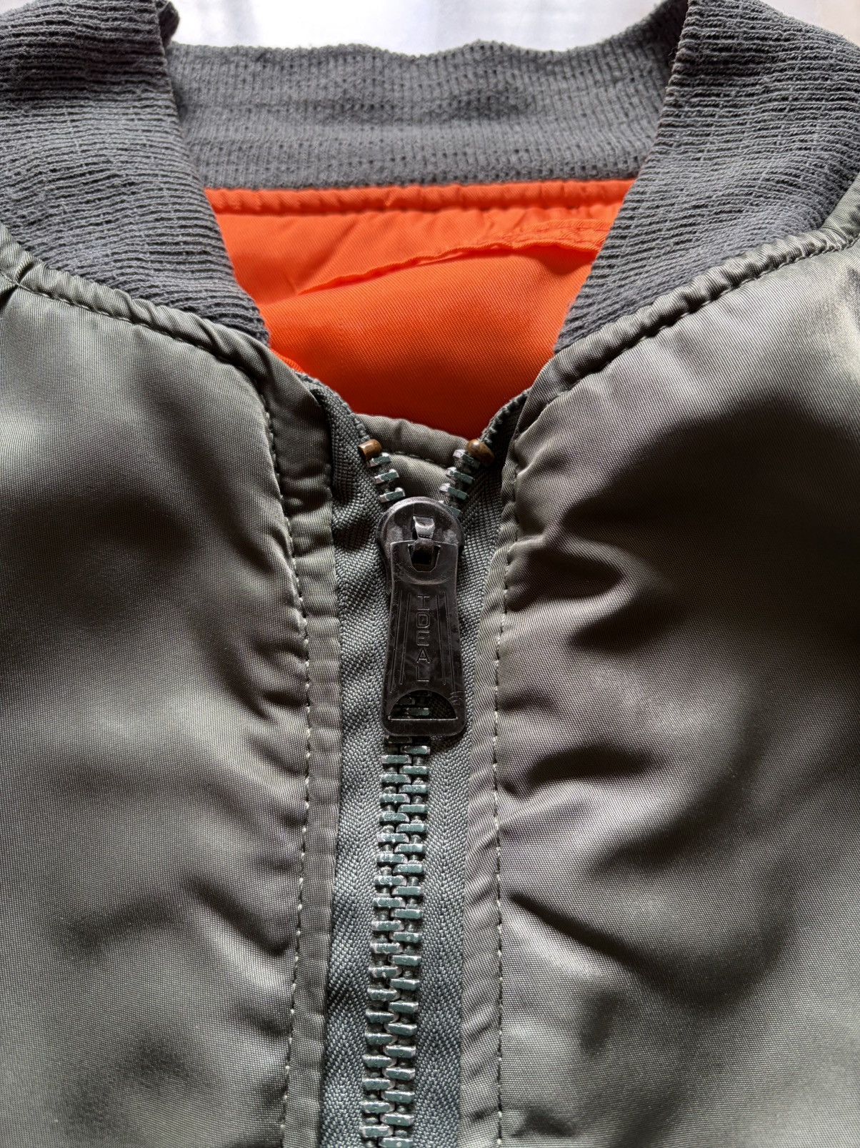 Alpha Industries Vintage '80s Alpha Industries MA-1 *IDEAL Zipper