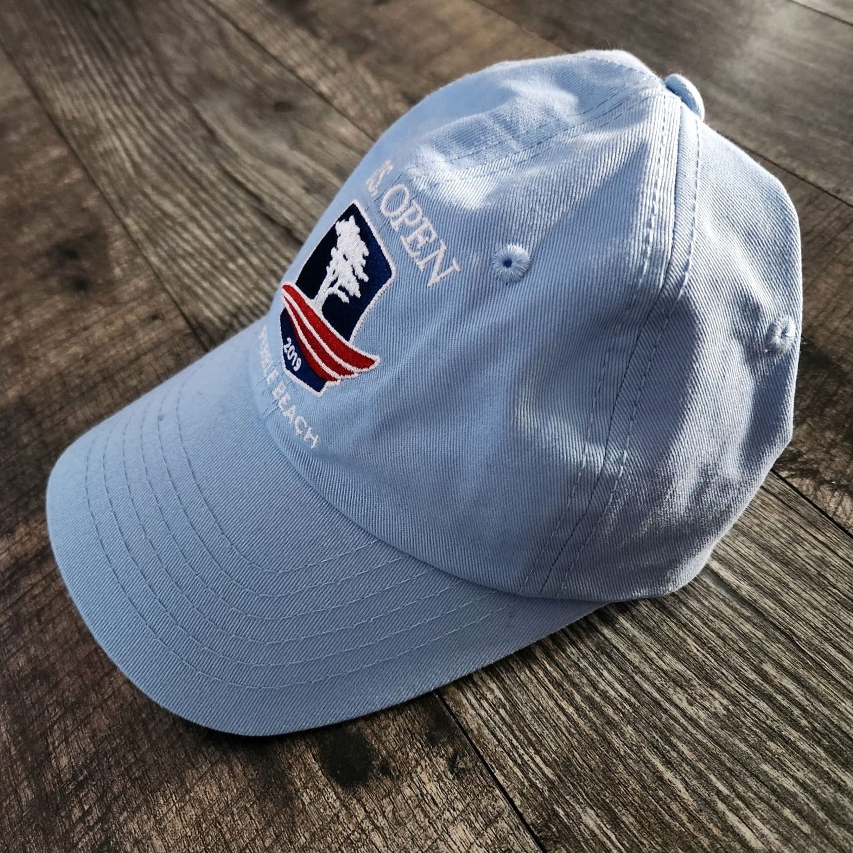 Vintage USGA US Open Pebble Beach 2019 Member Cap Adjustable Blue Cotton Golf Hat Size ONE SIZE - 3 Thumbnail